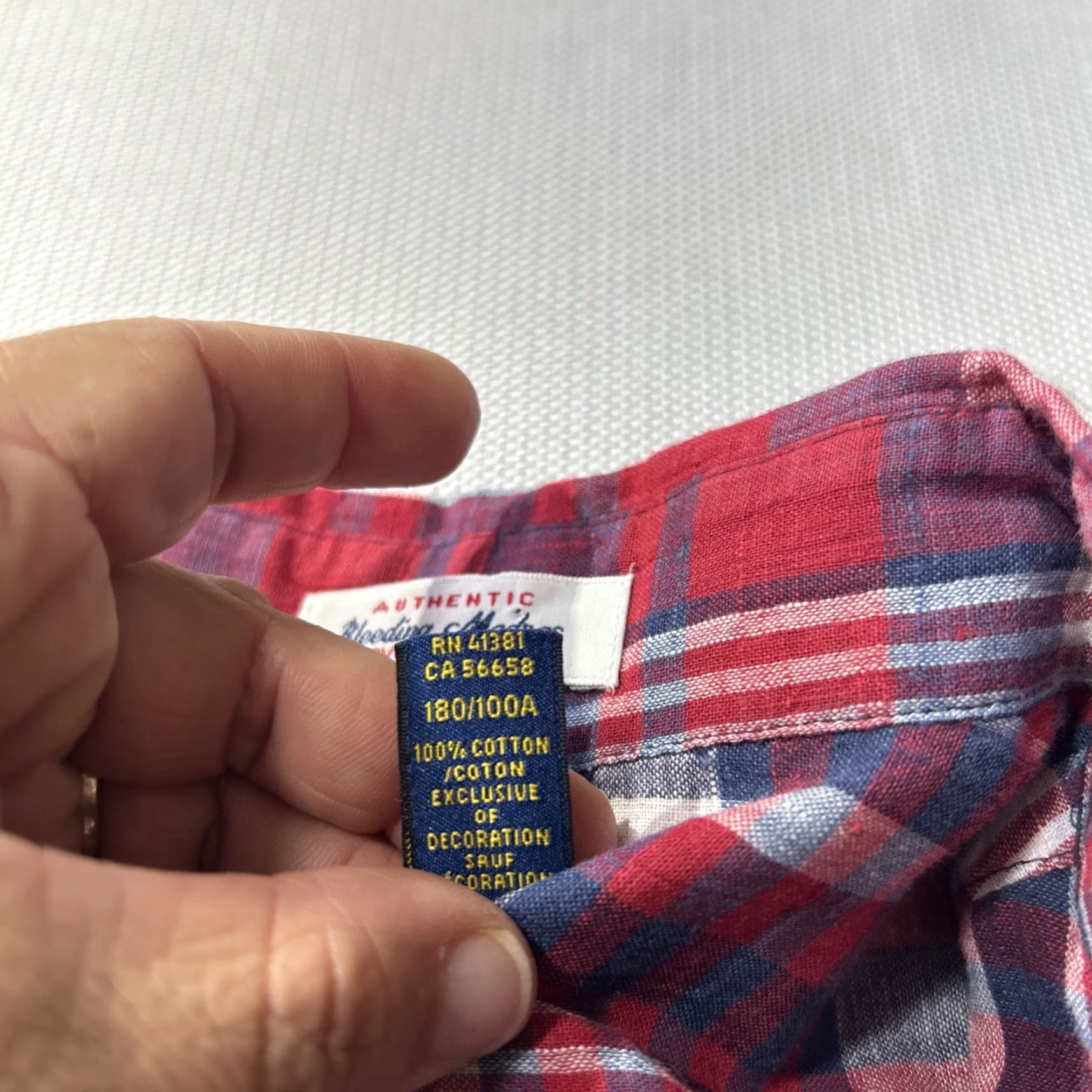 Polo Ralph Lauren Polo Ralph Lauren Shirt Mens Sz L Red Plaid Bleeding Madras Woven Button Down Size US L / EU 52-54 / 3 - 7 Thumbnail