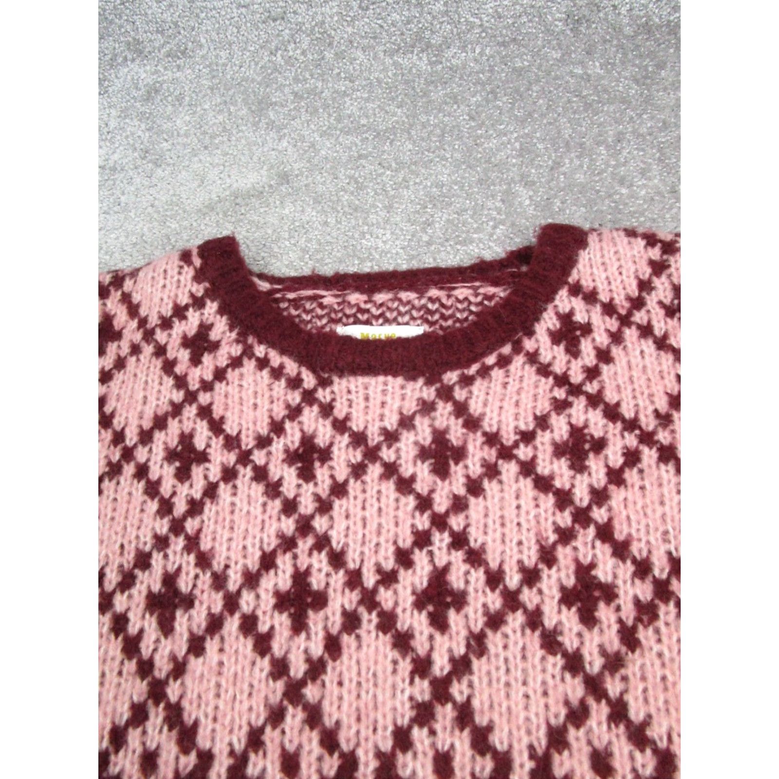 Vintage Maeve Sweater Womens Small Red Wool Blend Knit Pullover New Size S / US 4 / IT 40 - 2 Thumbnail