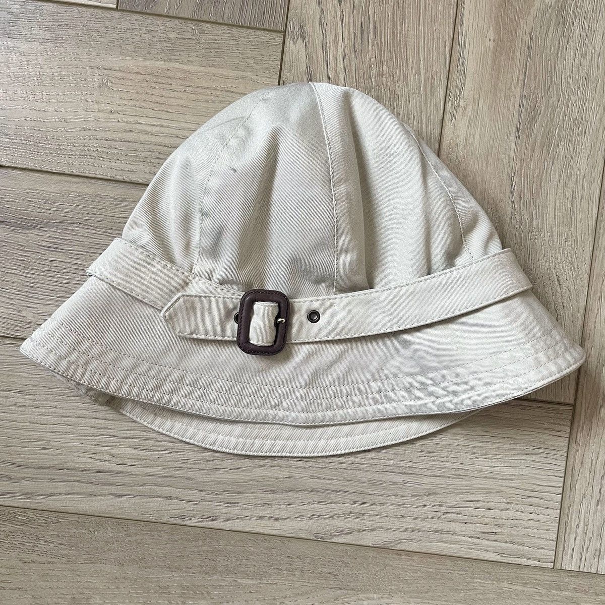 Aquascutum Vintage Signature Check Safari Bucket Hat
