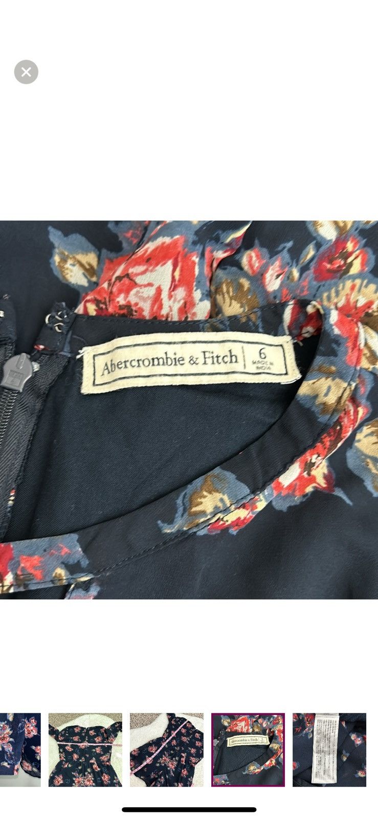 Abercrombie & Fitch Abercrombie & fitch floral romper size 6 Size 28" / US 6 / IT 42 - 7 Thumbnail
