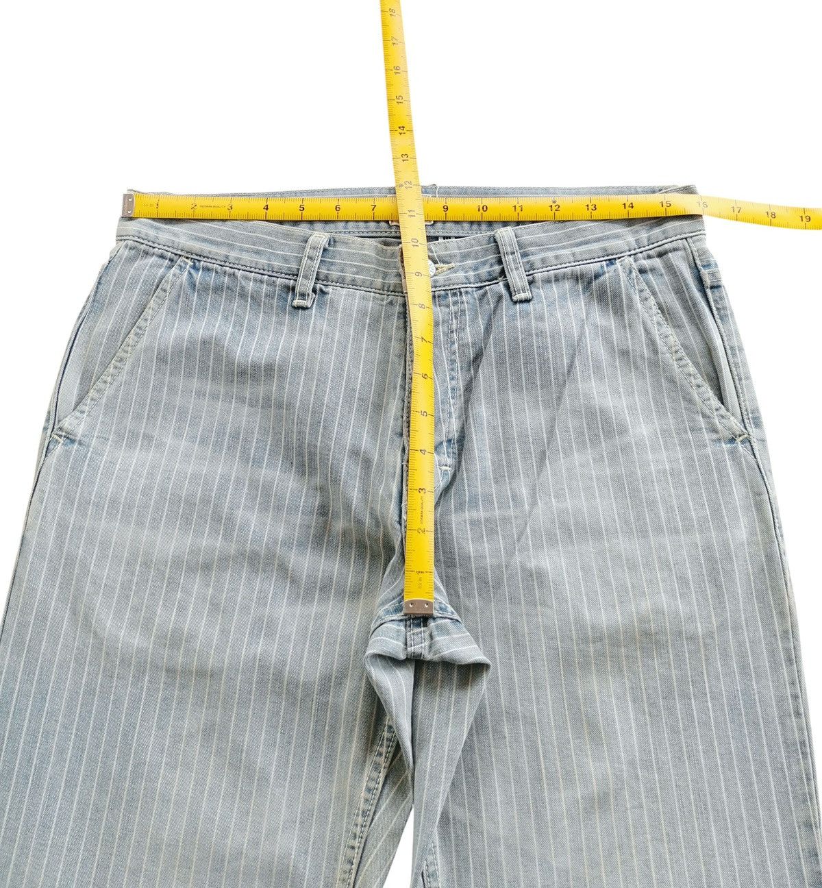 Japanese Brand Japanese Brand Dept Stripe Jeans Size US 32 / EU 48 - 12 Thumbnail