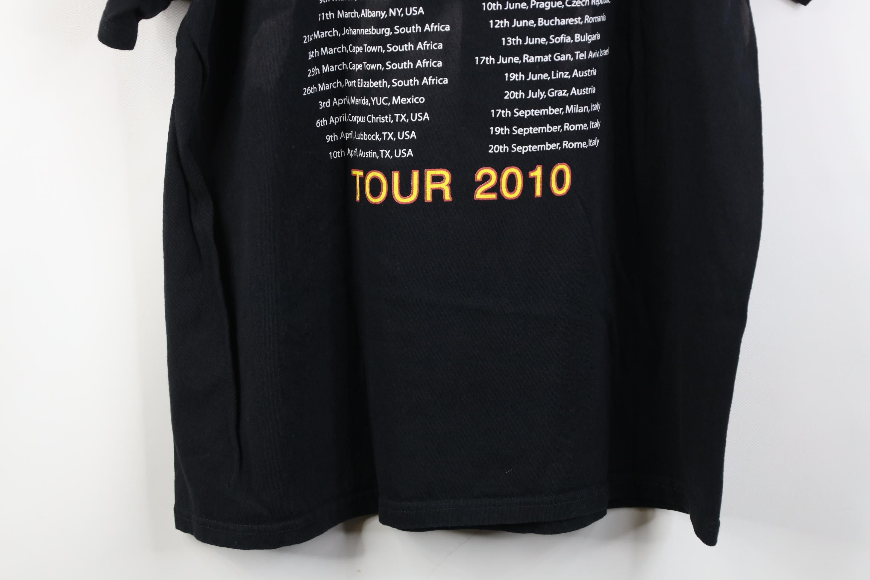 Vintage Y2K 2010 Tour Rocket Man Elton John Band T-Shirt Cotton Size US XL / EU 56 / 4 - 16 Thumbnail