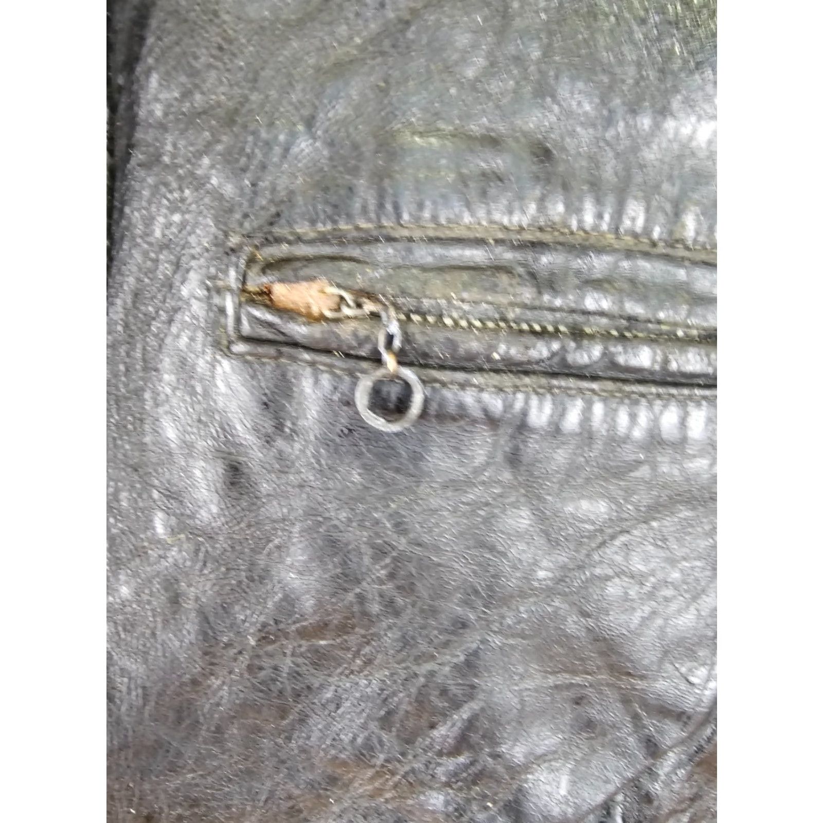 Sears VINTAGE Sears Motorcycle Leather Jacket Mens SZ 42 Black Leather Jacket 70's Insulated Size US XS / EU 42 / 0 - 5 Thumbnail