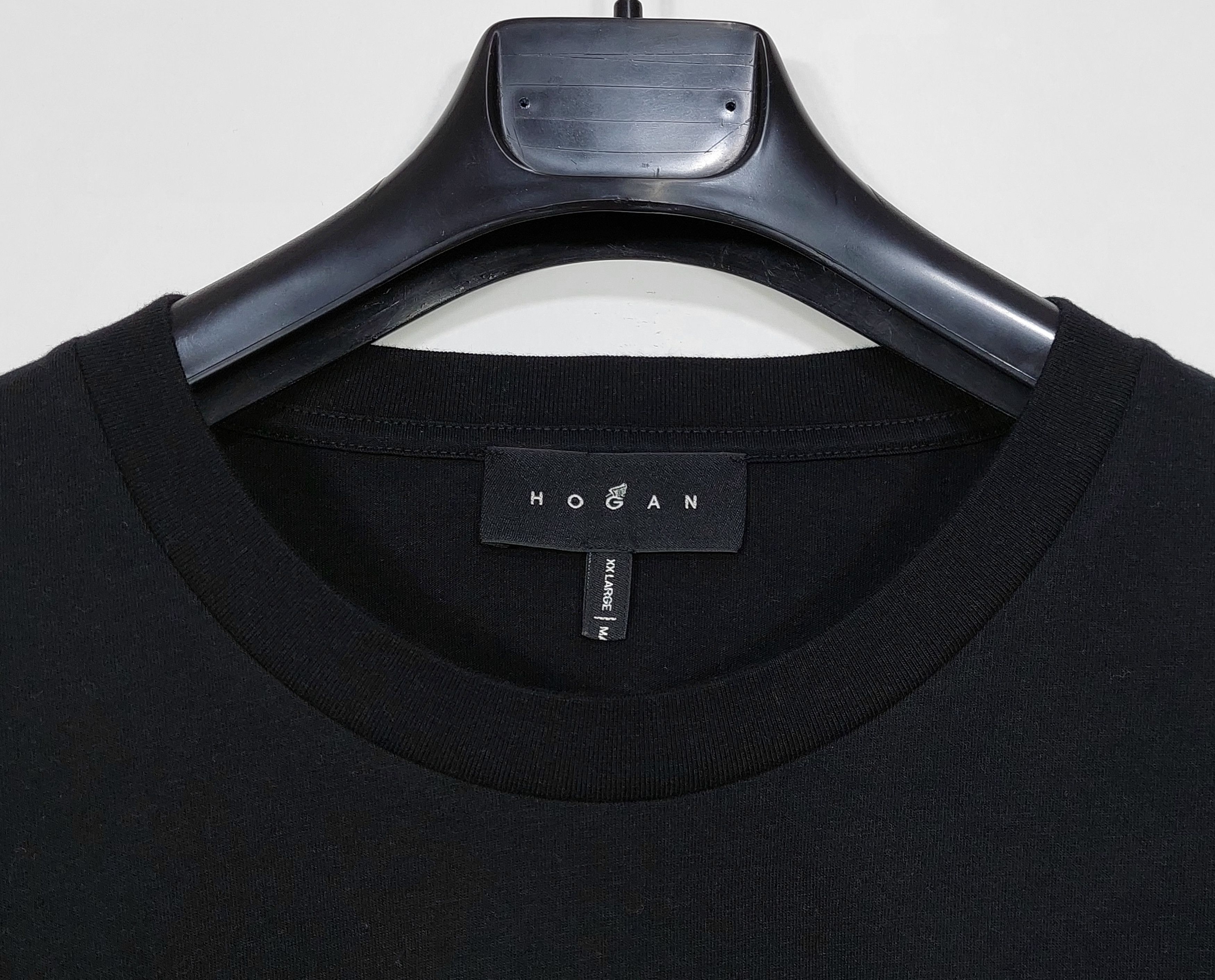 Hogan logo print cotton tshirt - black XXL Size US XXL / EU 58 / 5 - 2 Thumbnail