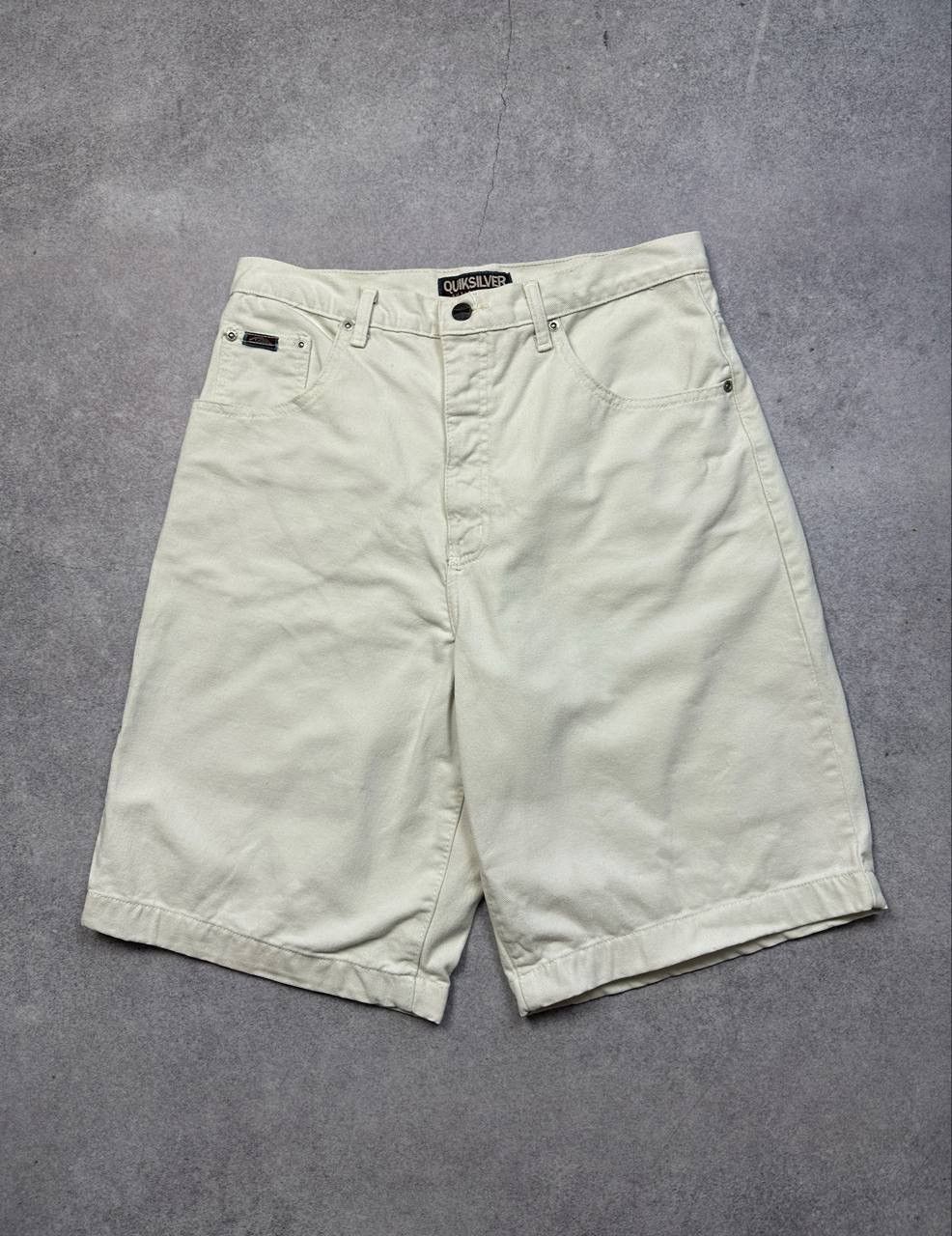 Quiksilver Vintage Quiksilver Shorts, Beige, Size M Serf Style Size US 32 / EU 48 - 1 Thumbnail