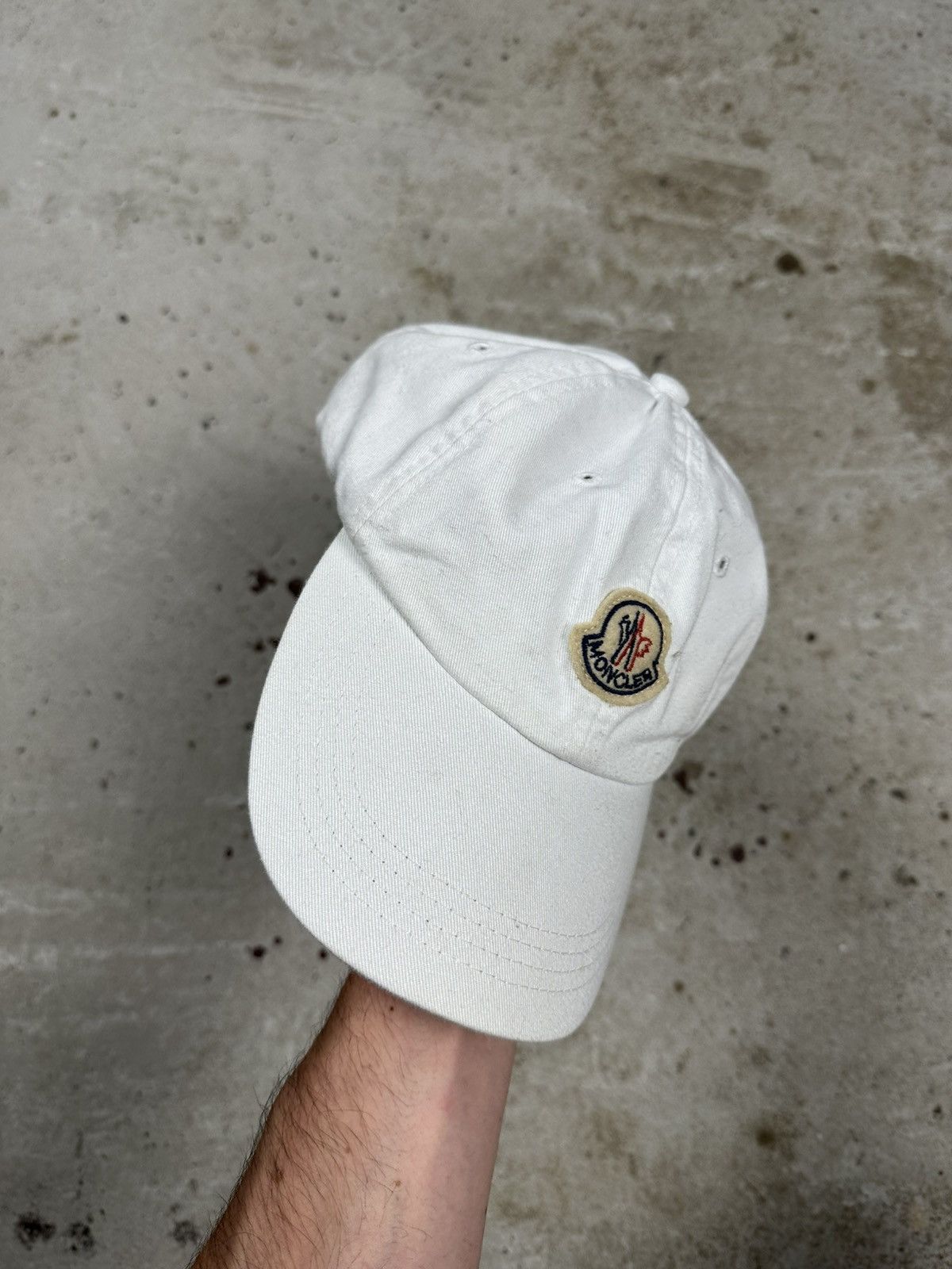 Moncler Vintage Y2K Moncler White Hat Cap Logo Size ONE SIZE - 3 Thumbnail