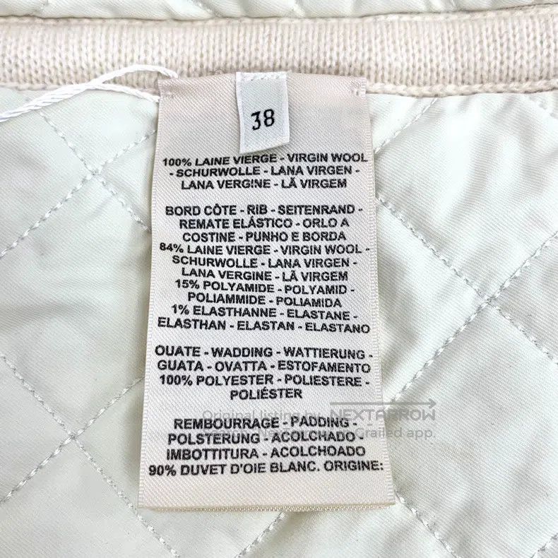Hermes Hermes Beige floral texture merino wool stand collar zippe Size XS / US 0-2 / IT 36-38 - 6 Thumbnail