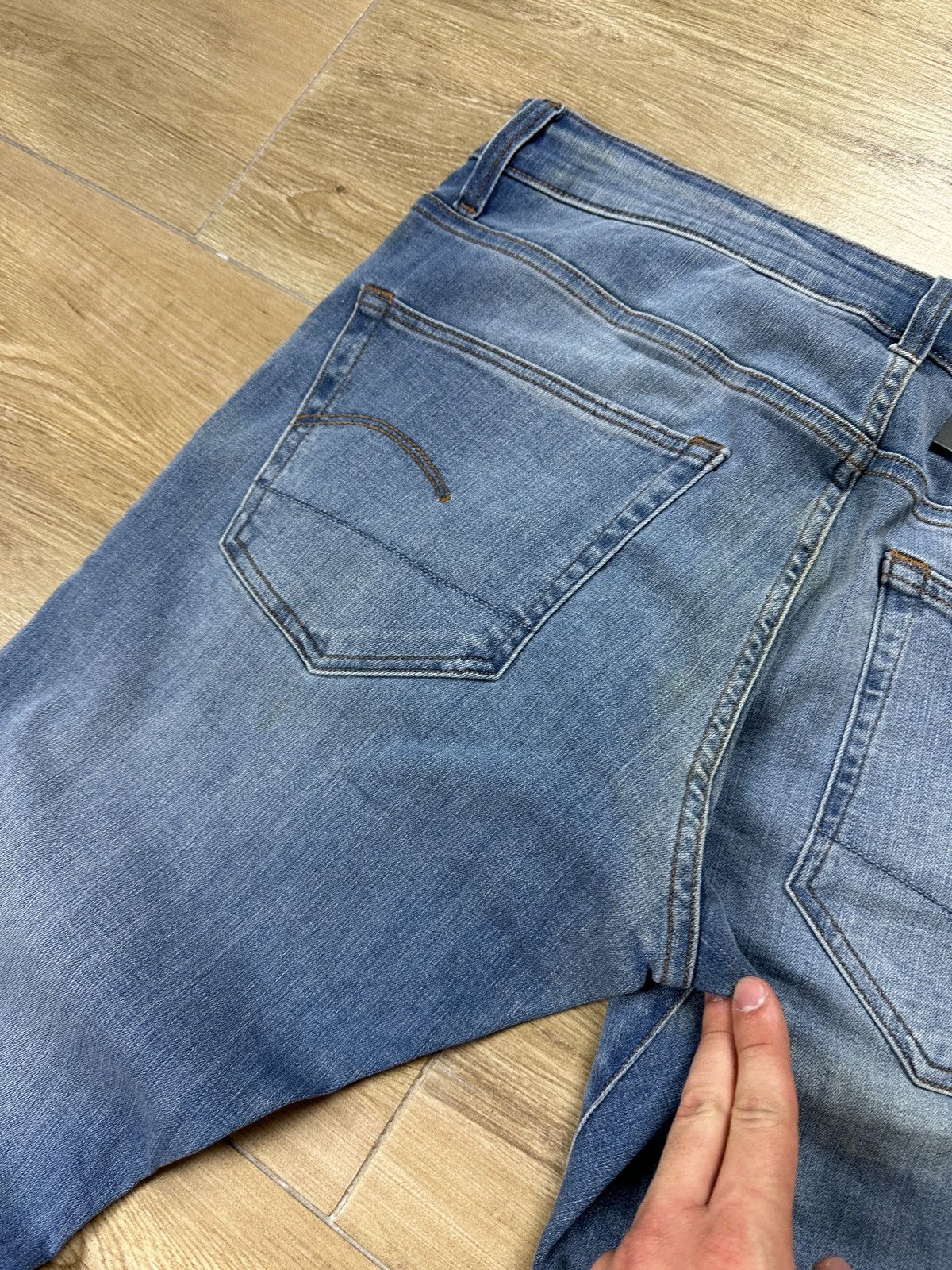 G-Star NEW🏷️ G-Star Raw 3301 Deconstructed Skinny Denim Jeans Size US 33 - 13 Thumbnail