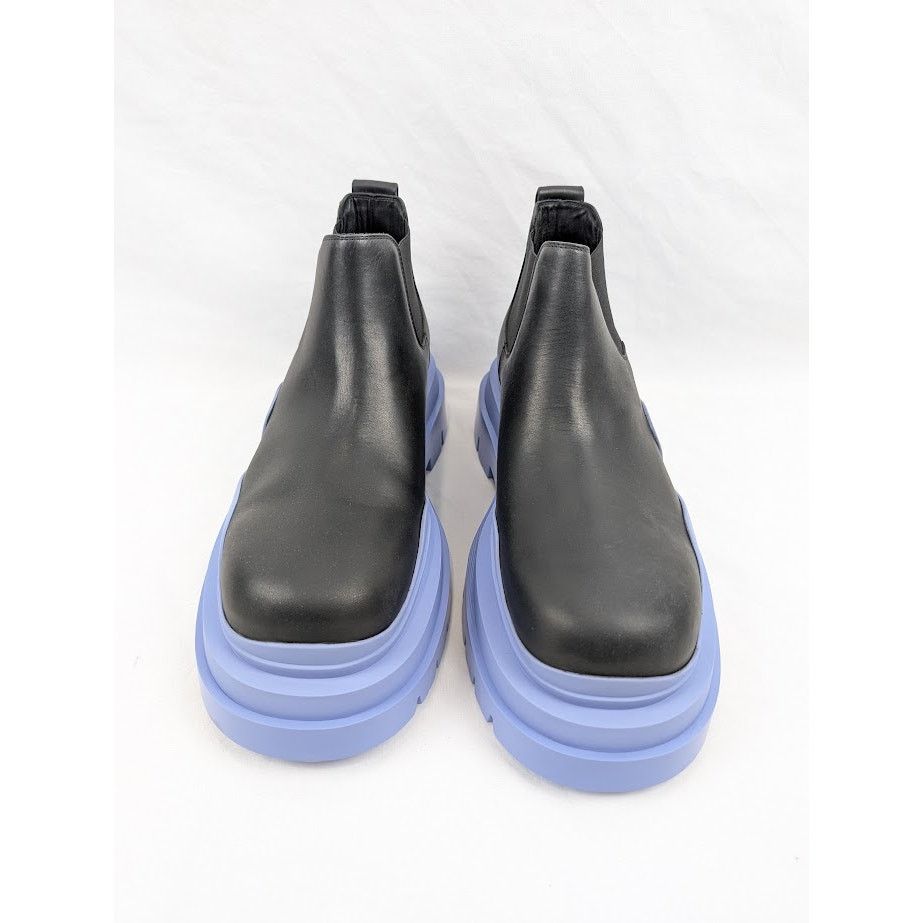 Bottega Veneta o1rshd1 Military Calf The Tire Boots in Black/Purple Size US 11 / EU 44 - 17 Thumbnail