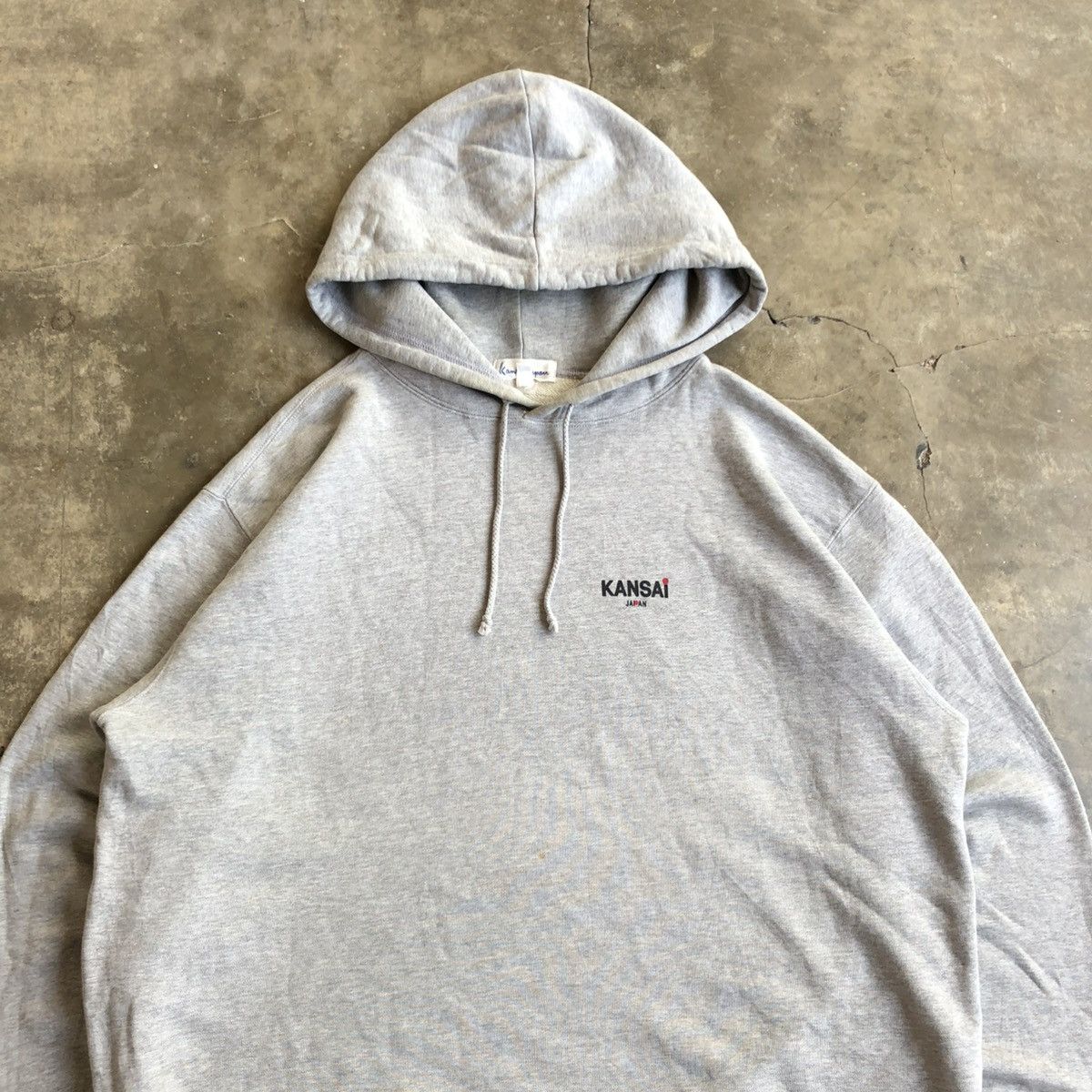Kansai Yamamoto 🇯🇵 2000s Kansai Yamamoto Japan Big Logo Font Hoodie Grey Size US XXL / EU 58 / 5 - 5 Thumbnail