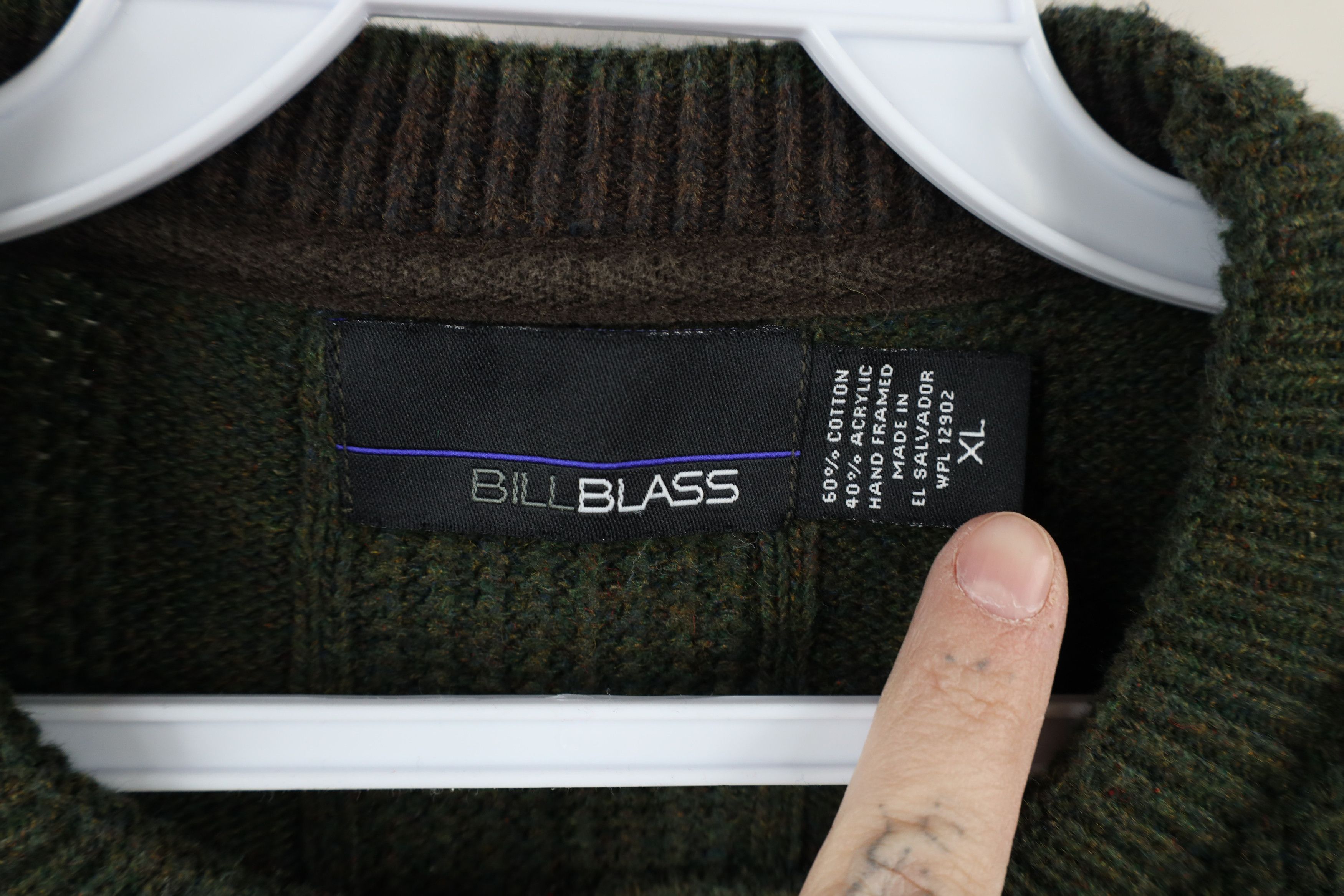 Vintage Vintage 90s Streetwear Fleece Ribbed Knit Crewneck Sweater Size US XL / EU 56 / 4 - 4 Thumbnail