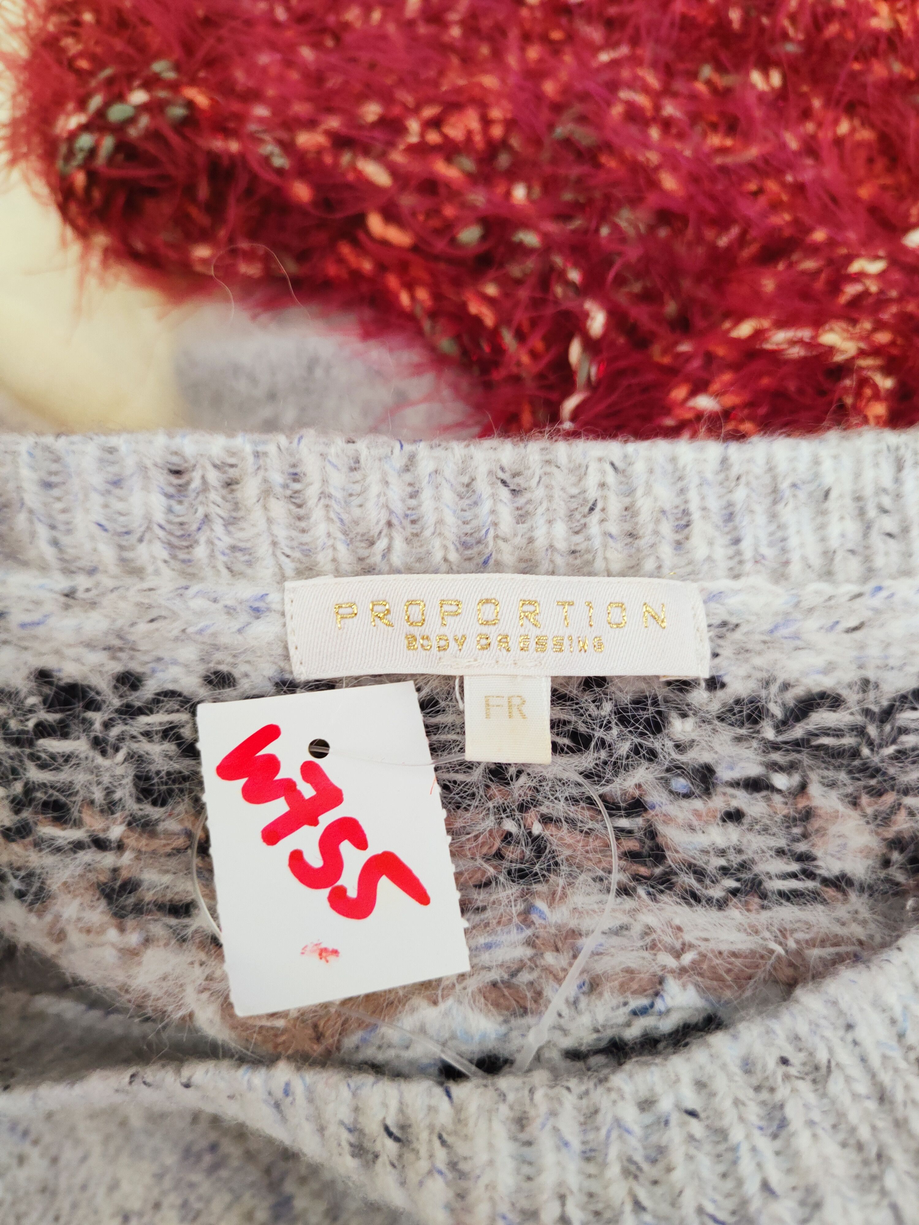 Homespun Knitwear × Japanese Brand × Vintage Proportion Light Blue Knitwear Sweatshirts #W755 Size S / US 4 / IT 40 - 12 Thumbnail