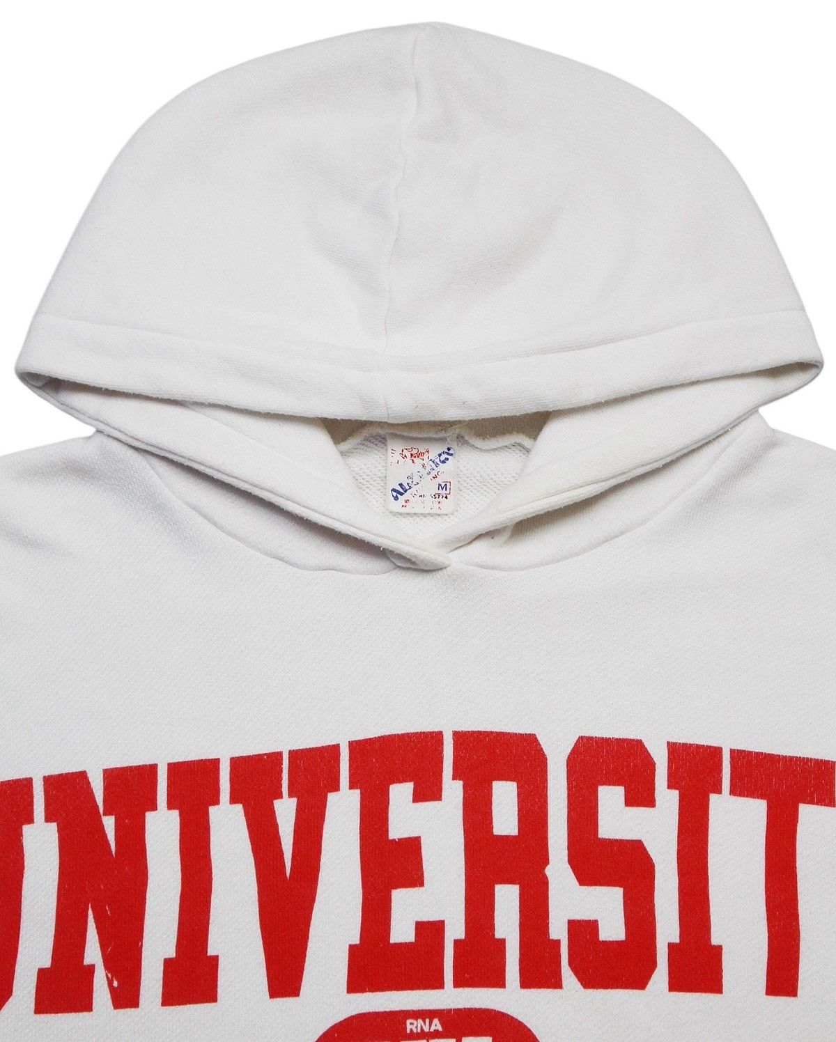 Japanese Brand × Vintage 2000S RNA UNIVERSITY CROP HOODIE Size US M / EU 48-50 / 2 - 2 Thumbnail