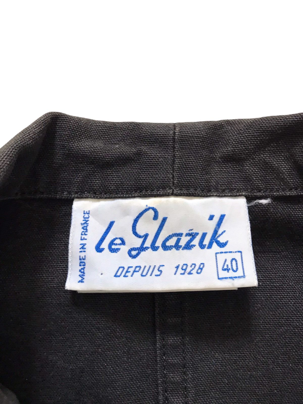 Vintage Maison Le Glazik Sailor French Work Canvas Jacket Size US S / EU 44-46 / 1 - 5 Thumbnail