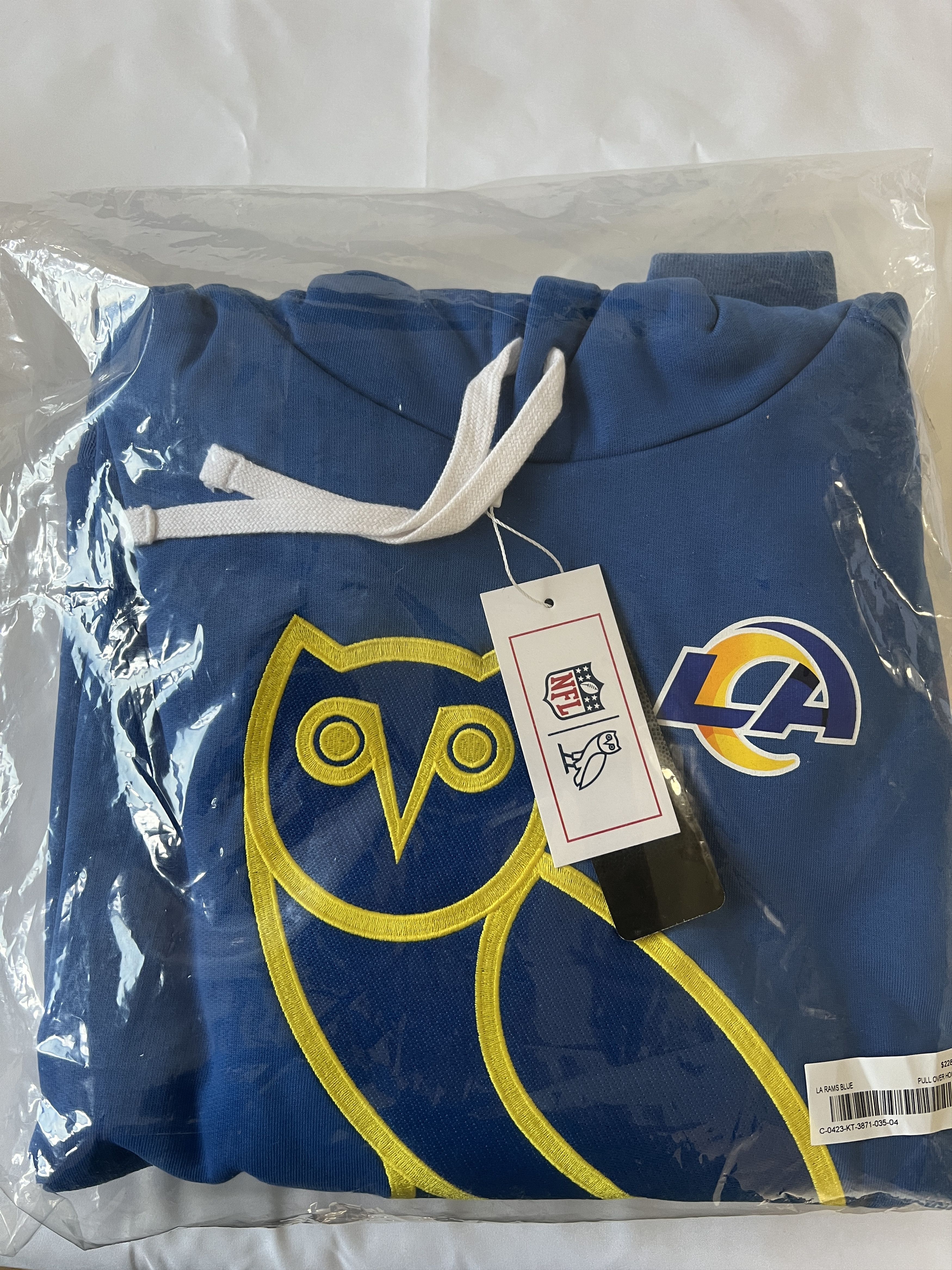 Drake *RARE* OVO x NFL Los Angeles Rams OG Owl Hoodie Size US L / EU 52-54 / 3 - 2 Thumbnail