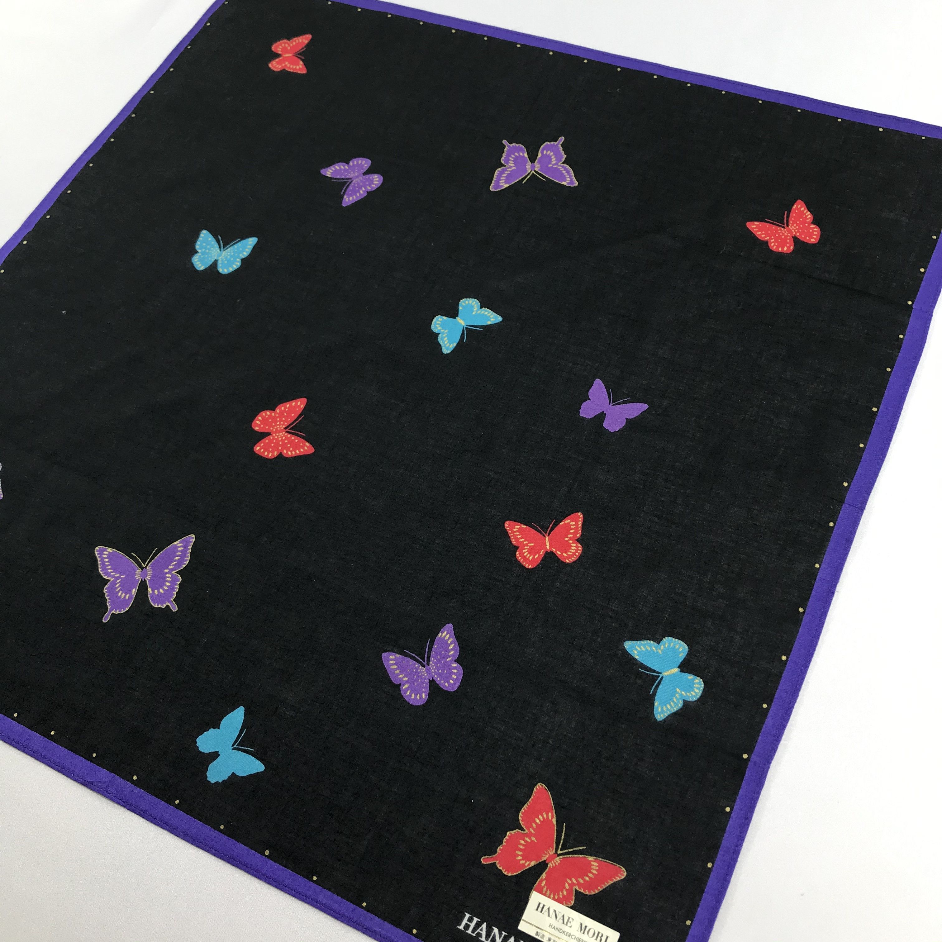 Hanae Mori Hanae Mori Handkerchief Neckerchief Bandana H928 Size ONE SIZE - 4 Thumbnail