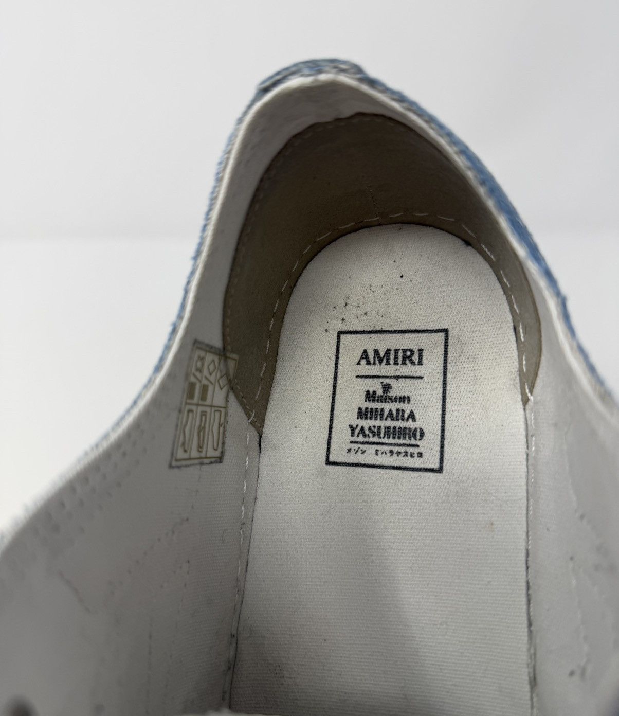 Amiri Amiri x Maison Mihara Yasuhiro Bones Petrson OG Sole Sneaker Size US 12 / EU 45 - 8 Thumbnail