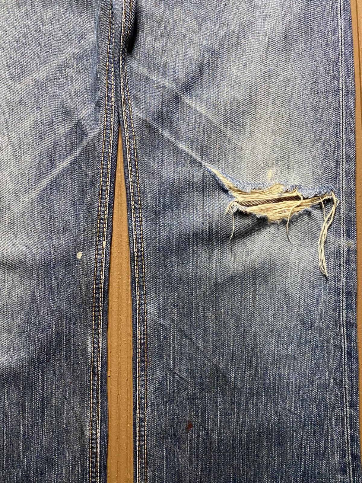 Japanese Brand Vintage Edwin 503 Premium Japan Distressed Loose Jeans Size US 32 / EU 48 - 8 Thumbnail