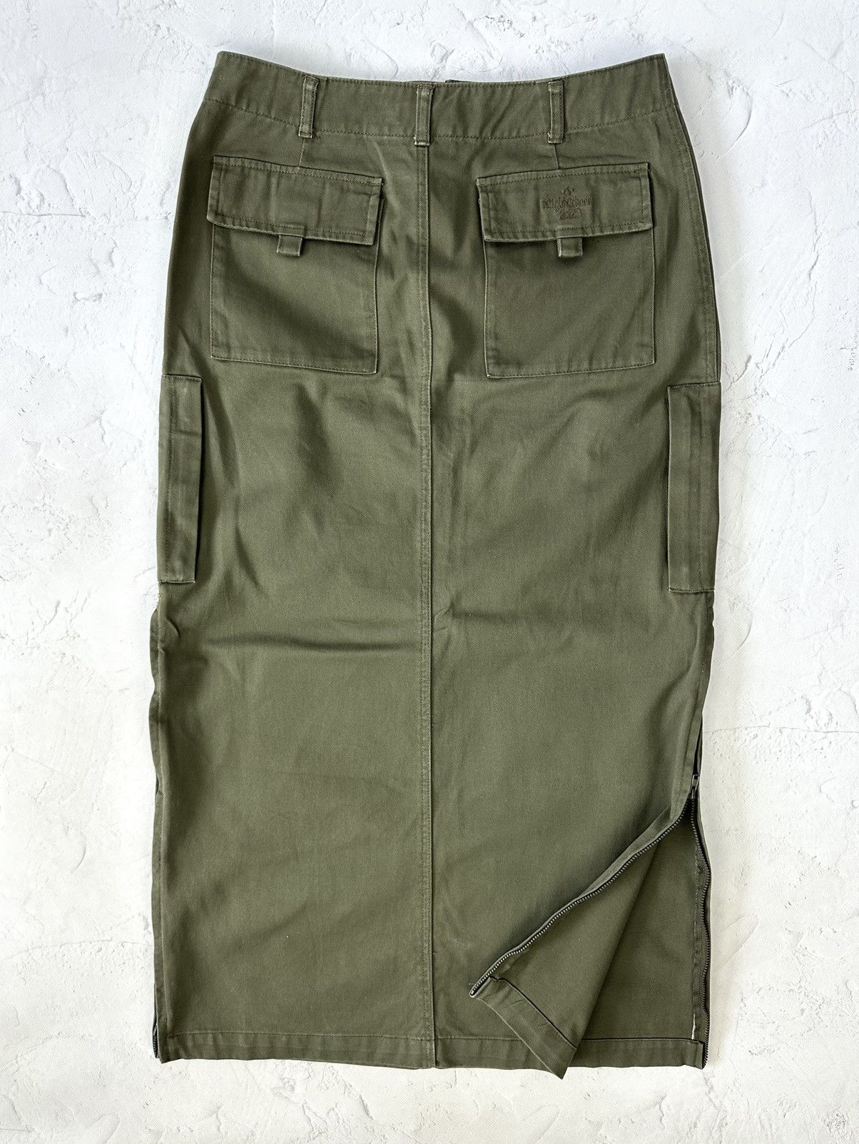 Beauty Beast × Vintage Neighborhood Zipper Cargo Maxi Skirt Size 26" / US 2 / IT 38 - 1 Thumbnail