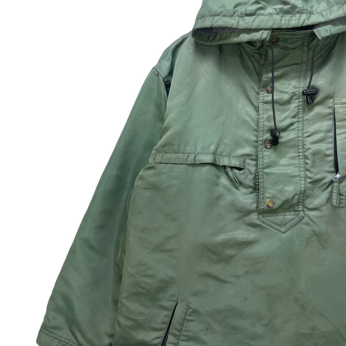 I. Spiewak And Sons Vintage I Spiewak Half Snap Button Hooded Jacket Size US S / EU 44-46 / 1 - 3 Thumbnail
