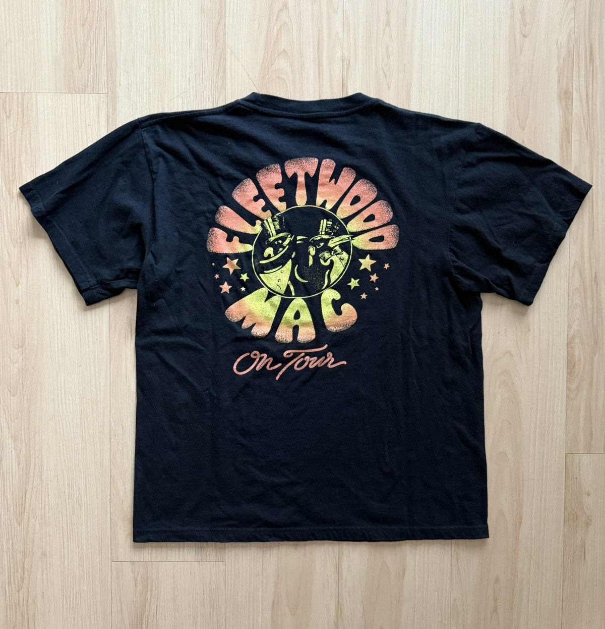 Band Tees × Vintage Fleetwood Mac Tour T Shirt Black Size US L / EU 52-54 / 3 - 1 Thumbnail