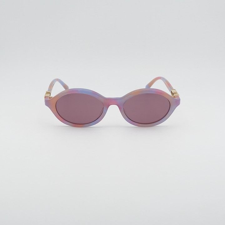 Gucci Gucci GG2153S 005 Women Sunglasses Pink Havana Oval Frame Size ONE SIZE - 6 Thumbnail