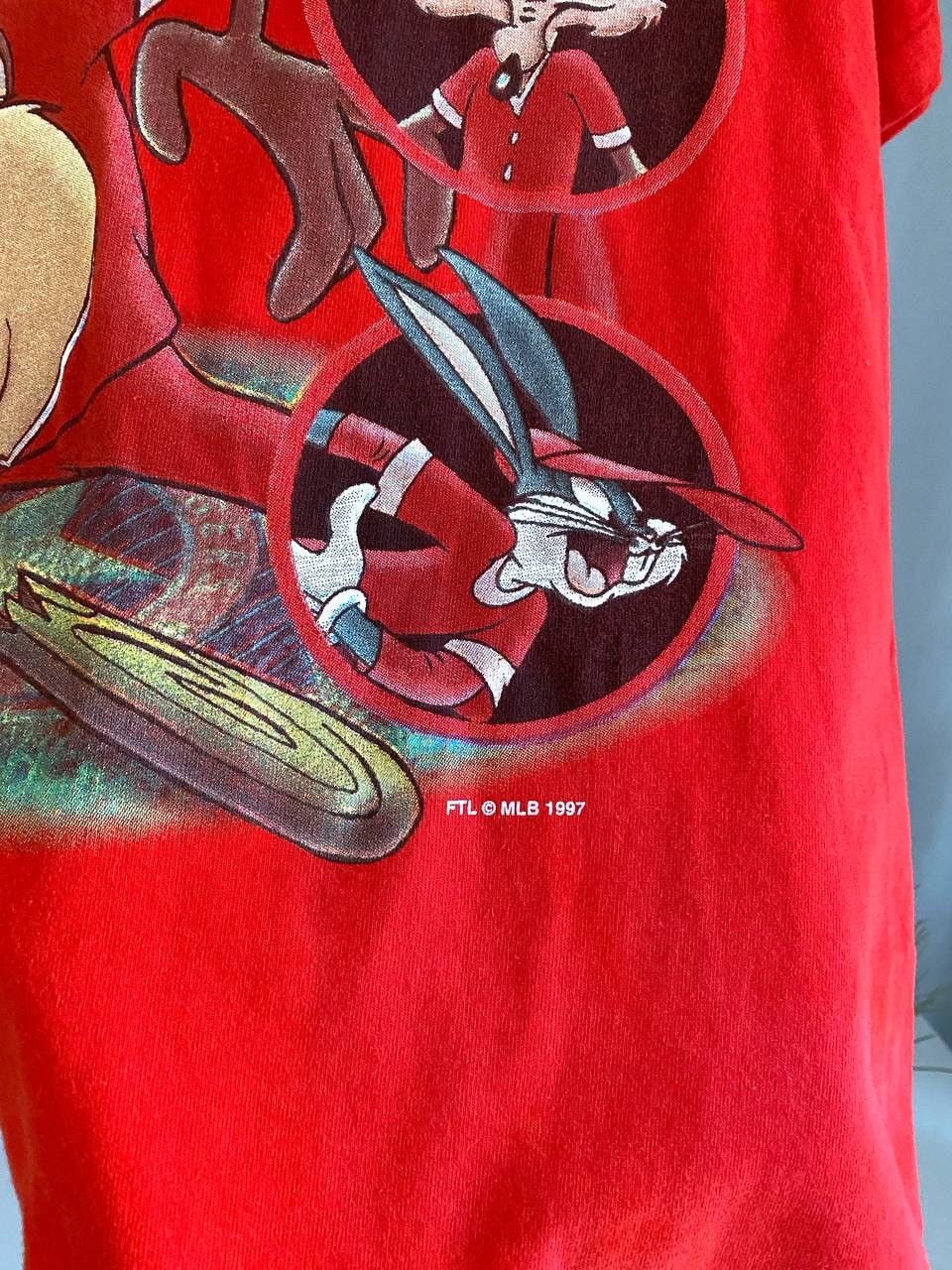 MLB MLB Texas Rangers x Looney Tunes 97s Vintage, ﻿﻿Made in USA Size US L / EU 52-54 / 3 - 9 Thumbnail