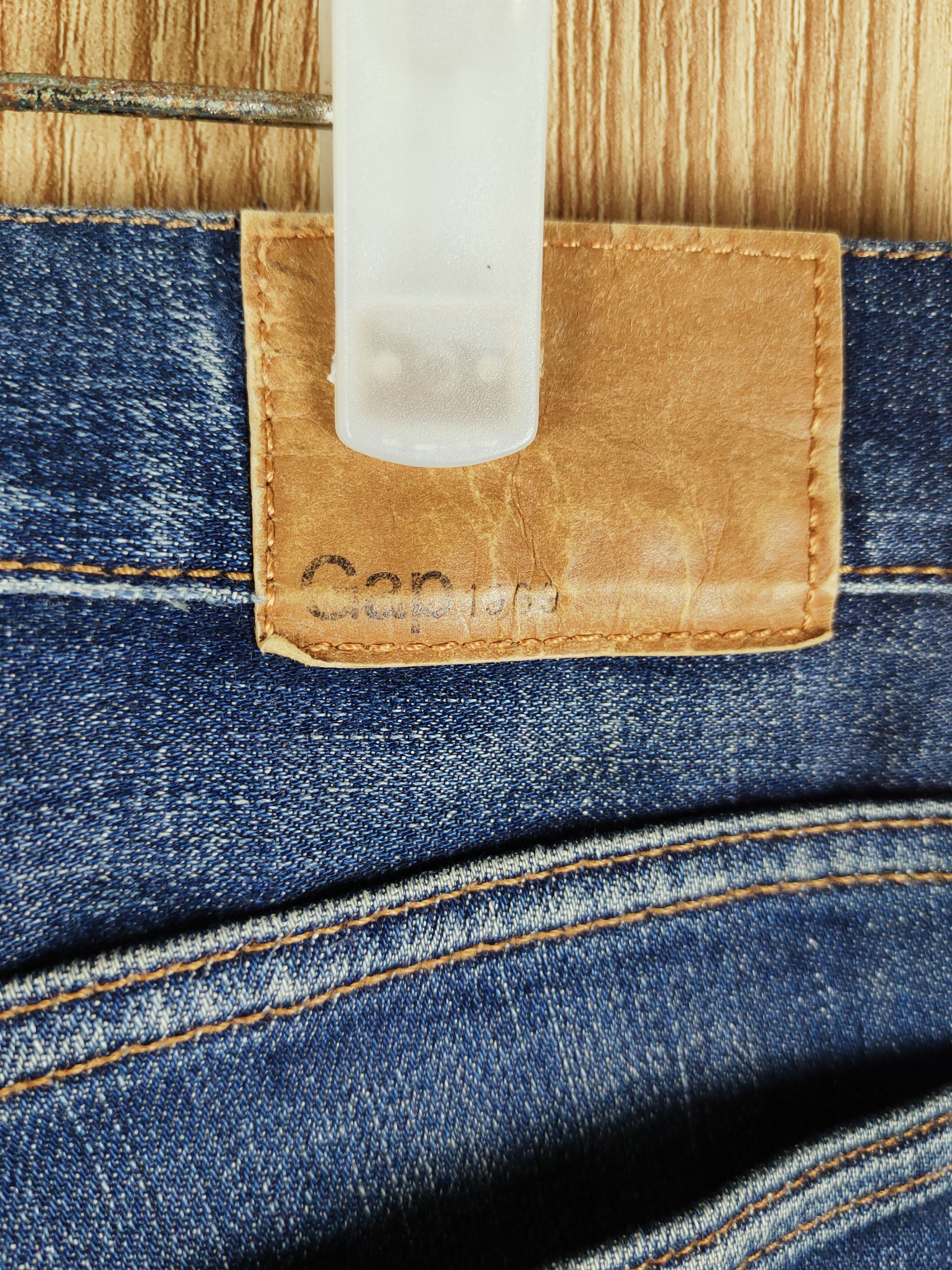 Gap Gap Dark Blue Faded Distressed Ripped Jeans #S2728 Size US 33 - 8 Thumbnail
