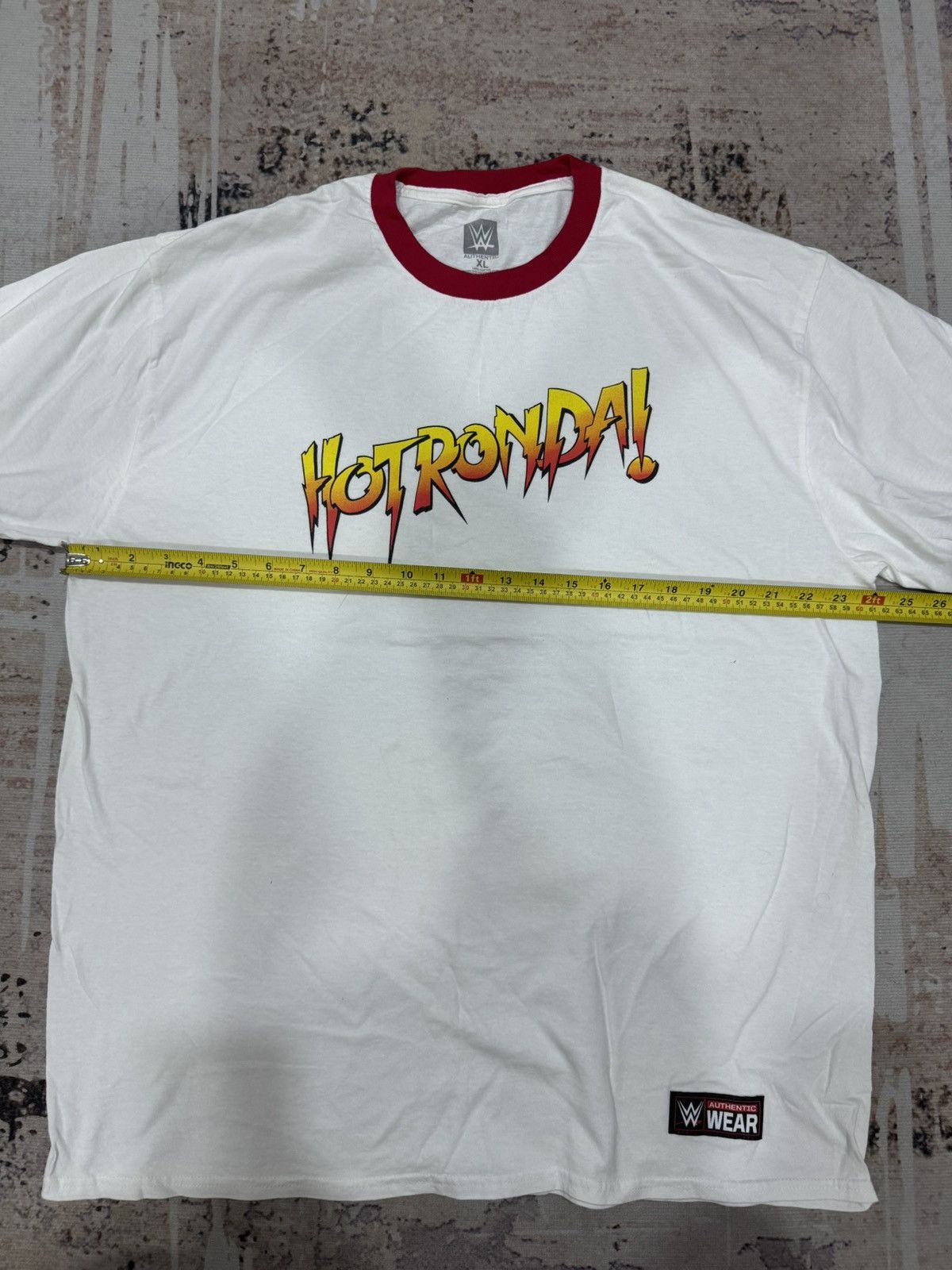 WWE WWE vintage RONDA ROSEY - hotronda ringer tee Size US XL / EU 56 / 4 - 7 Thumbnail