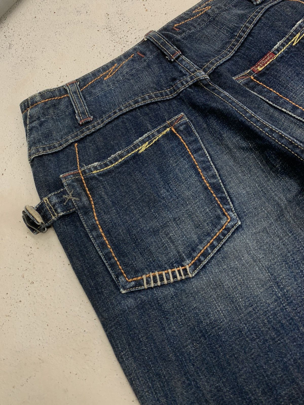 20471120 × Japanese Brand Sweet Camel Flare Kapital Style Whisker Distressed Denim Size US 28 / EU 44 - 14 Thumbnail