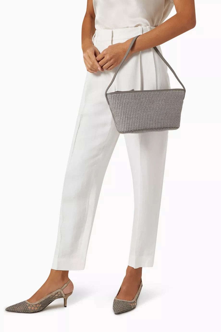 Brunello Cucinelli o1y0725 Size : OS / Handbag in Taupe Size ONE SIZE - 5 Thumbnail