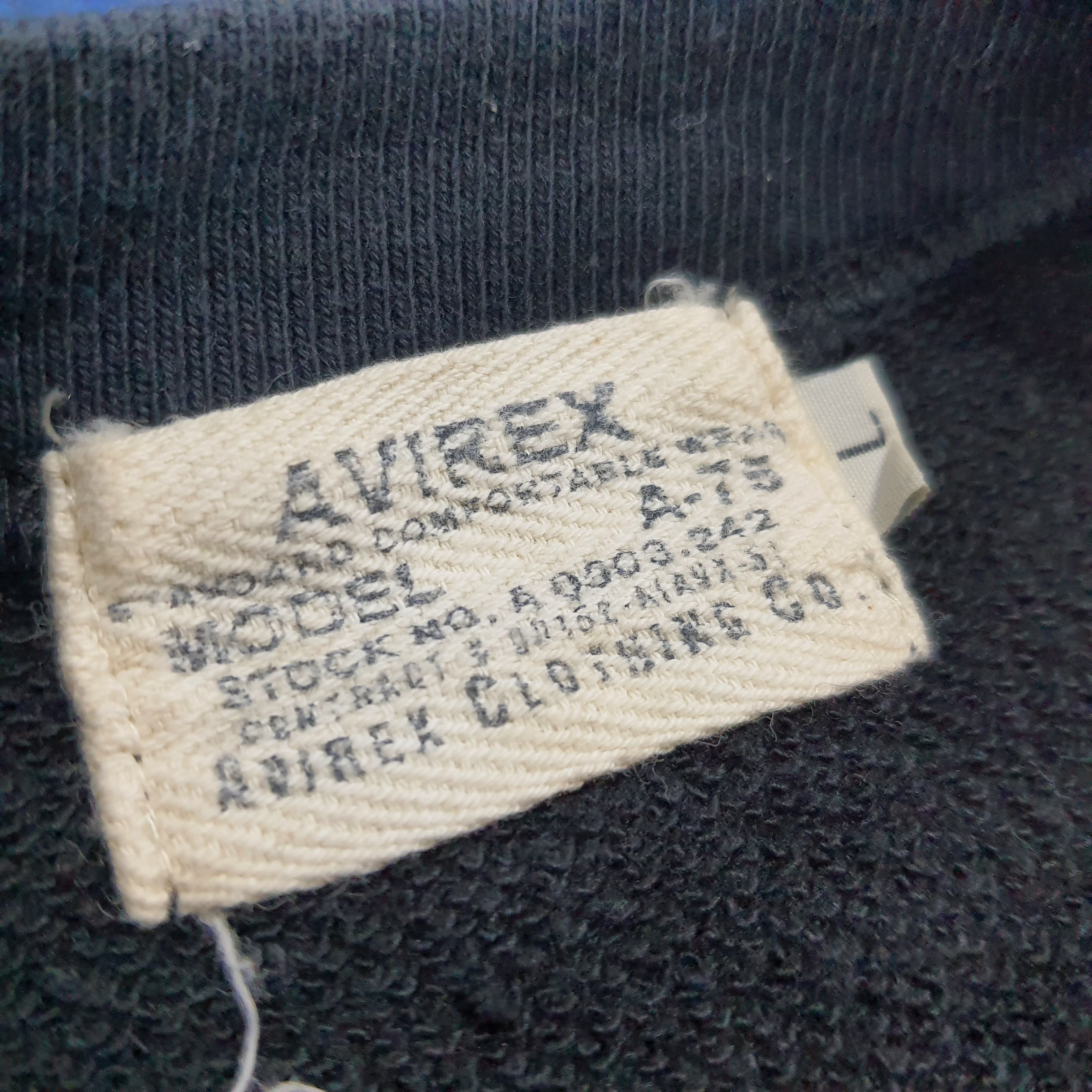 Avirex Rare Vintage 90s Avirex US Navy Sports Sweatshirt C277N7 Size US M / EU 48-50 / 2 - 5 Thumbnail