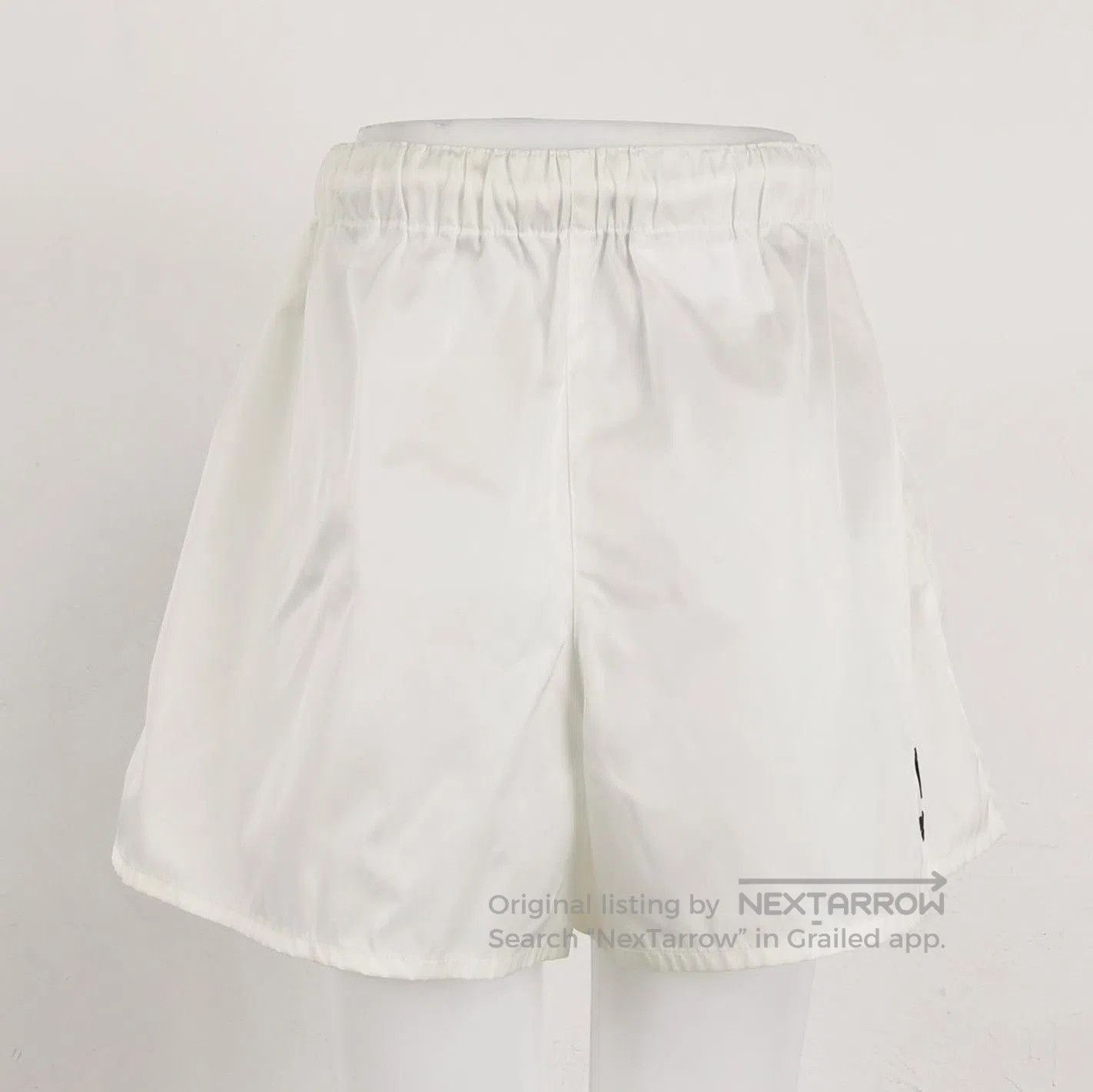 Prada Prada White Triangle Logo Swim Shorts . Size 39" - 2 Thumbnail
