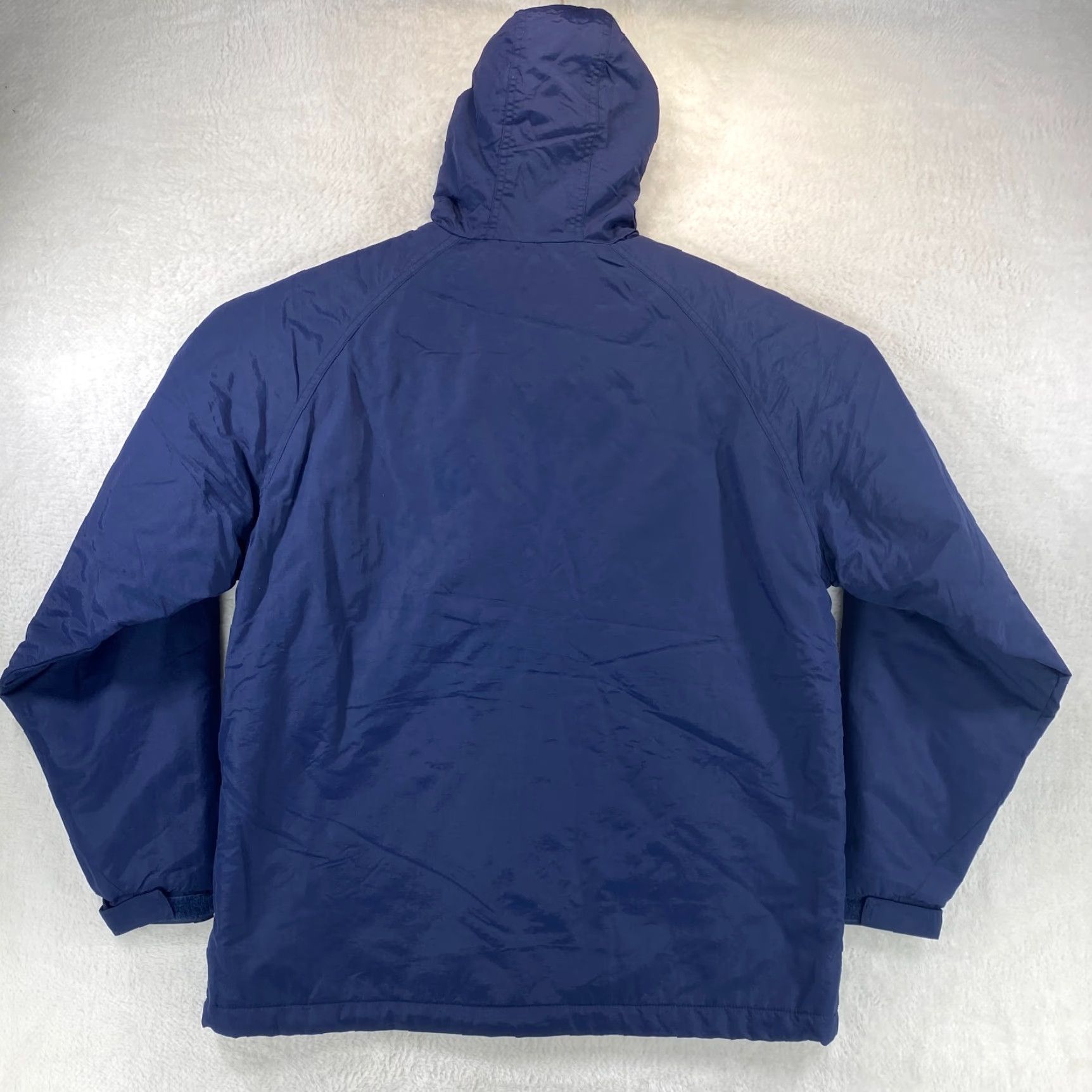 Vintage New NWT White Bear Clothing Company Blue Full Zip Hooded Fleece Lined Coat Med Mens Size US M / EU 48-50 / 2 - 2 Thumbnail