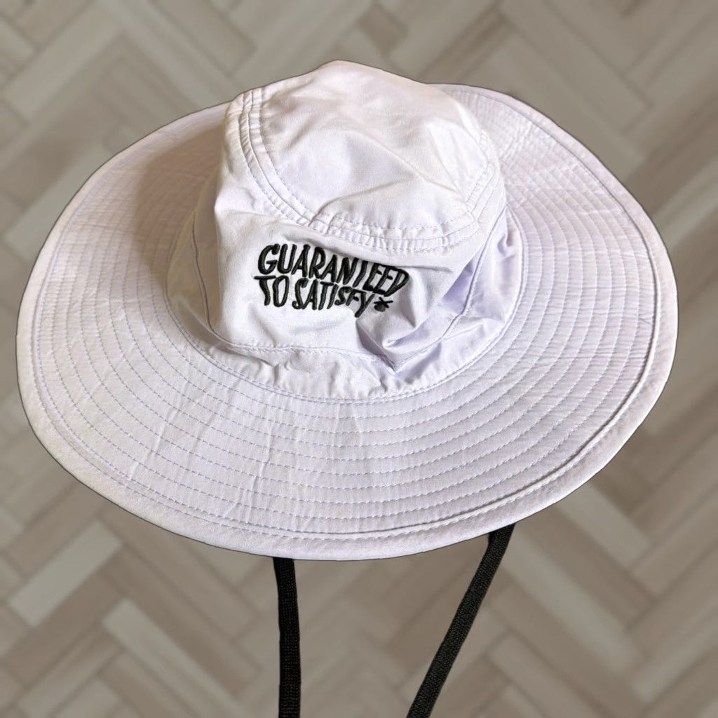 Satisfy VINTAGE Dutch Bros Coffee Bucket Hat Purple One Size Women Wide Brim Guaranteed to Satisfy Size ONE SIZE - 1 Thumbnail