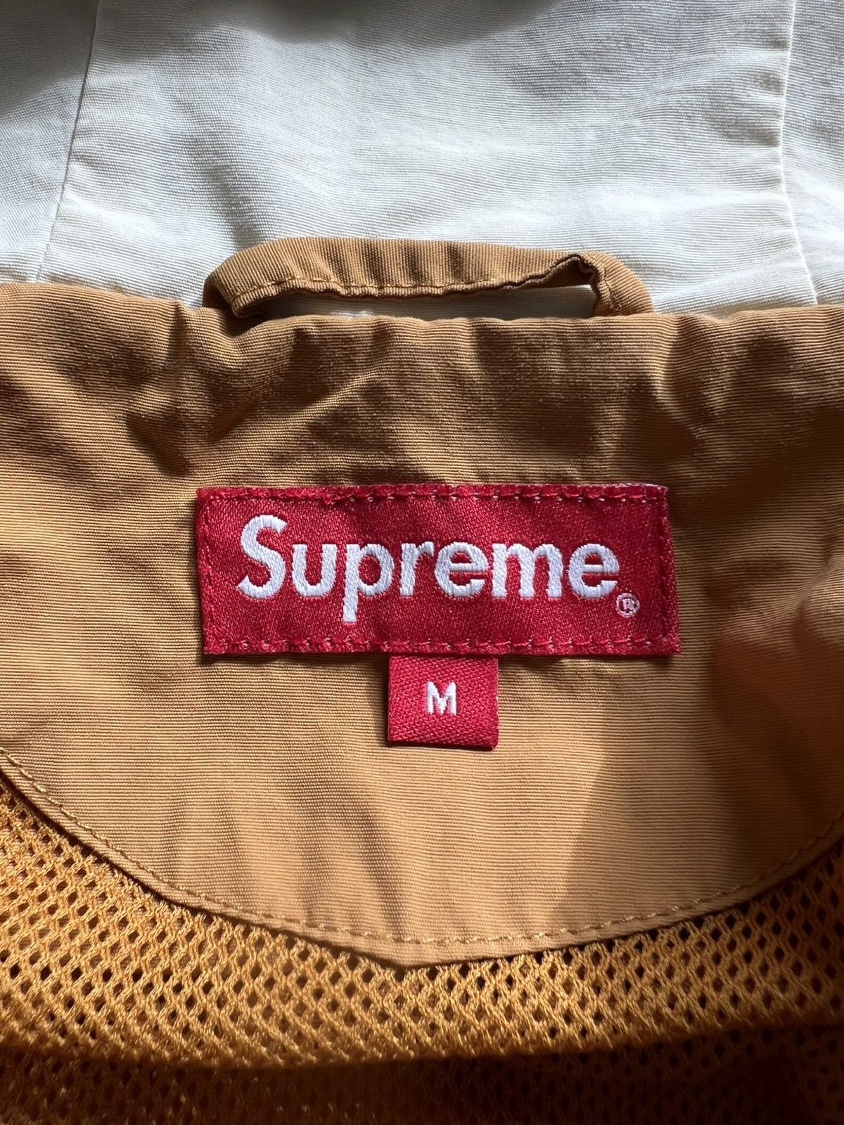 Supreme Supreme 2-Tone Zip Up Jacket - Gold Mustard / White - FW18 Size US M / EU 48-50 / 2 - 4 Thumbnail
