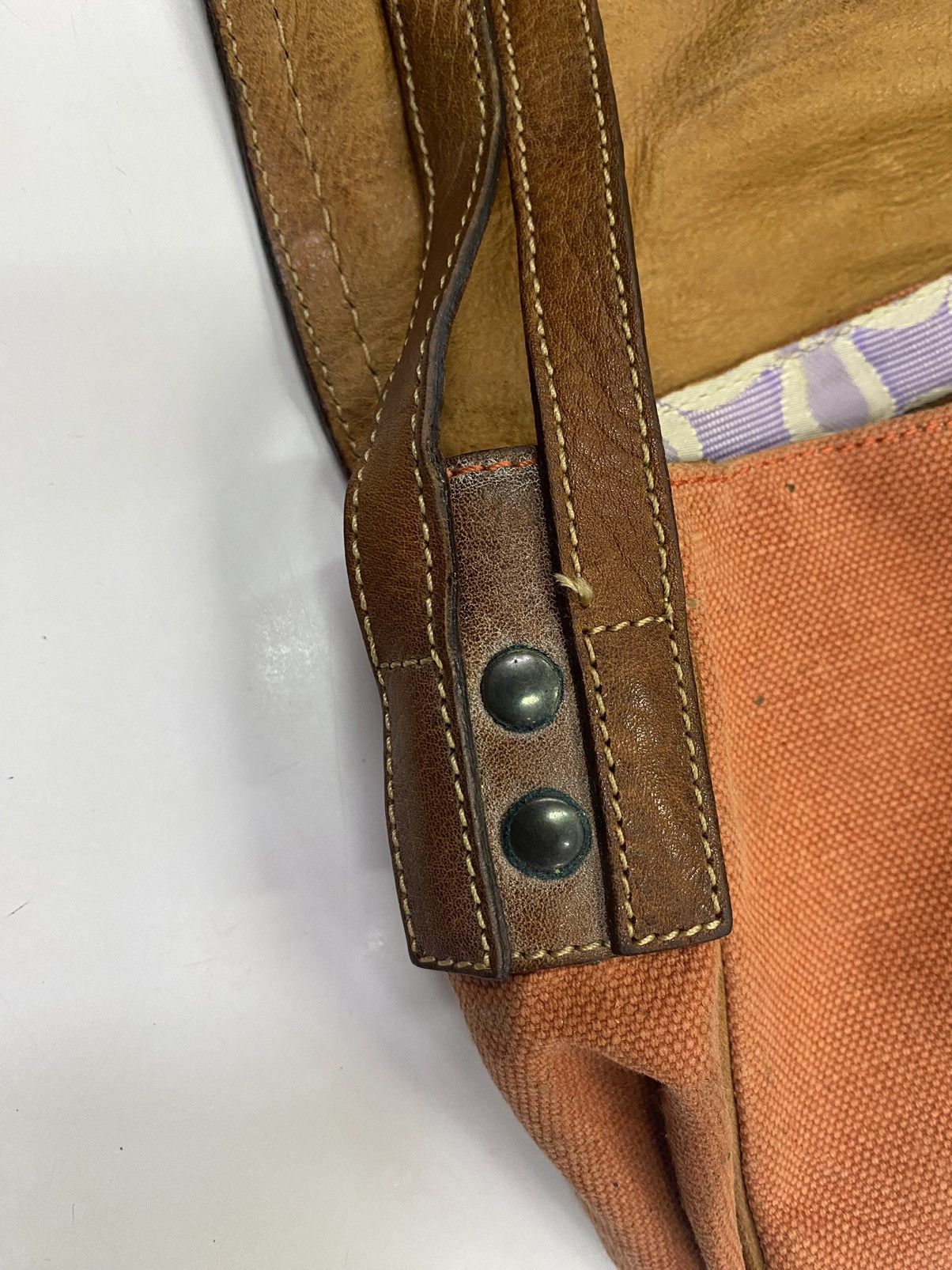 Designer × Max Mara Italian Max Mara Leather Hang Bag Size ONE SIZE - 10 Thumbnail