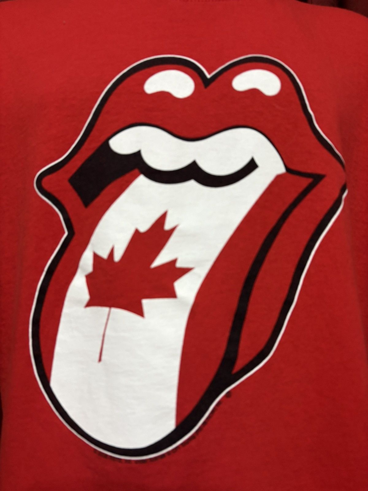 The Rolling Stones Vintage The Rolling Stones Tshirt Maple Leaf Tongue Band Tee Size US XL / EU 56 / 4 - 3 Thumbnail