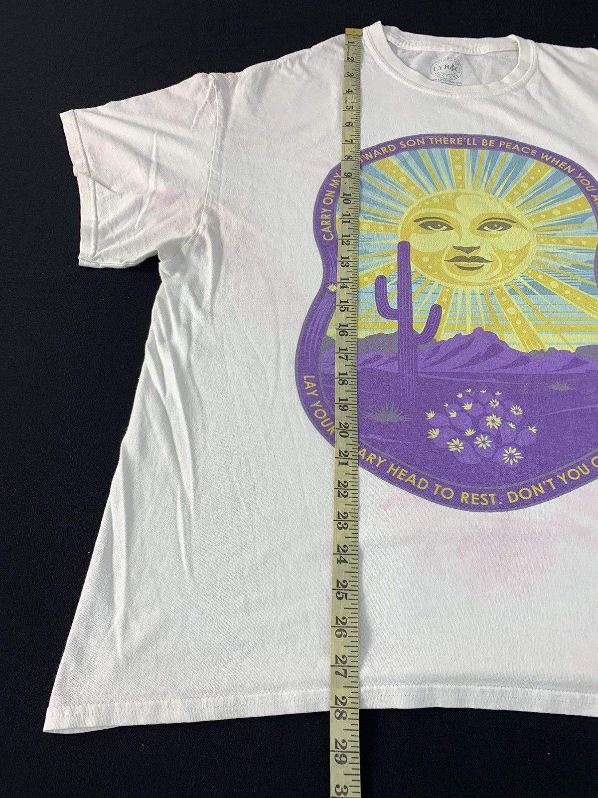 Vintage Kerry Livgent Carry On My Wayward Son Big Sun Logo Tee Size US XL / EU 56 / 4 - 6 Thumbnail