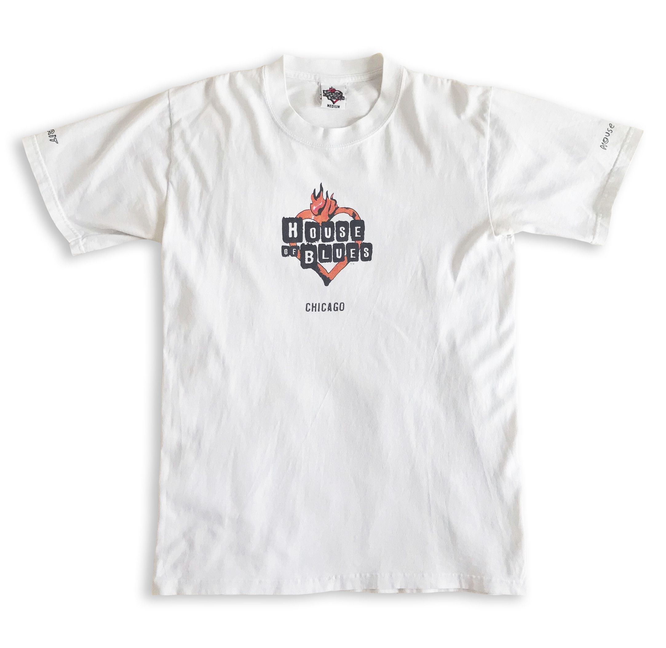 Vintage Vintage 90s Y2K HOUSE OF BLUES Chicago T shirt Tee Rock M Size US M / EU 48-50 / 2 - 2 Thumbnail