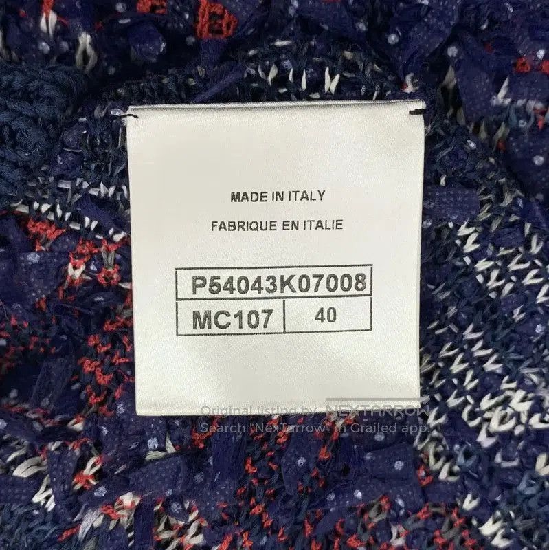 Chanel Chanel Navy Blue Cotton Women's T-Shirt . Size M / US 6-8 / IT 42-44 - 6 Thumbnail