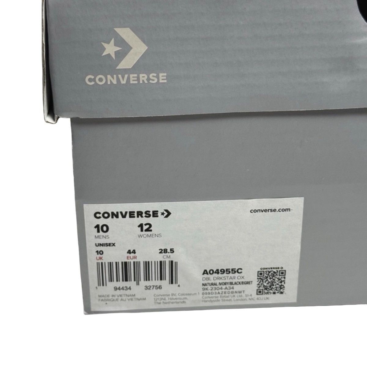 Rick Owens Rick Owens x Converse DRKSHDW DBL DRKSTAR Platform Trainers Size US 10 / EU 43 - 10 Thumbnail