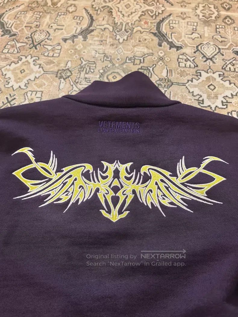 Vetements VETEMENTS Embroidered Purple Sanskrit Jacket Size US M / EU 48-50 / 2 - 6 Thumbnail