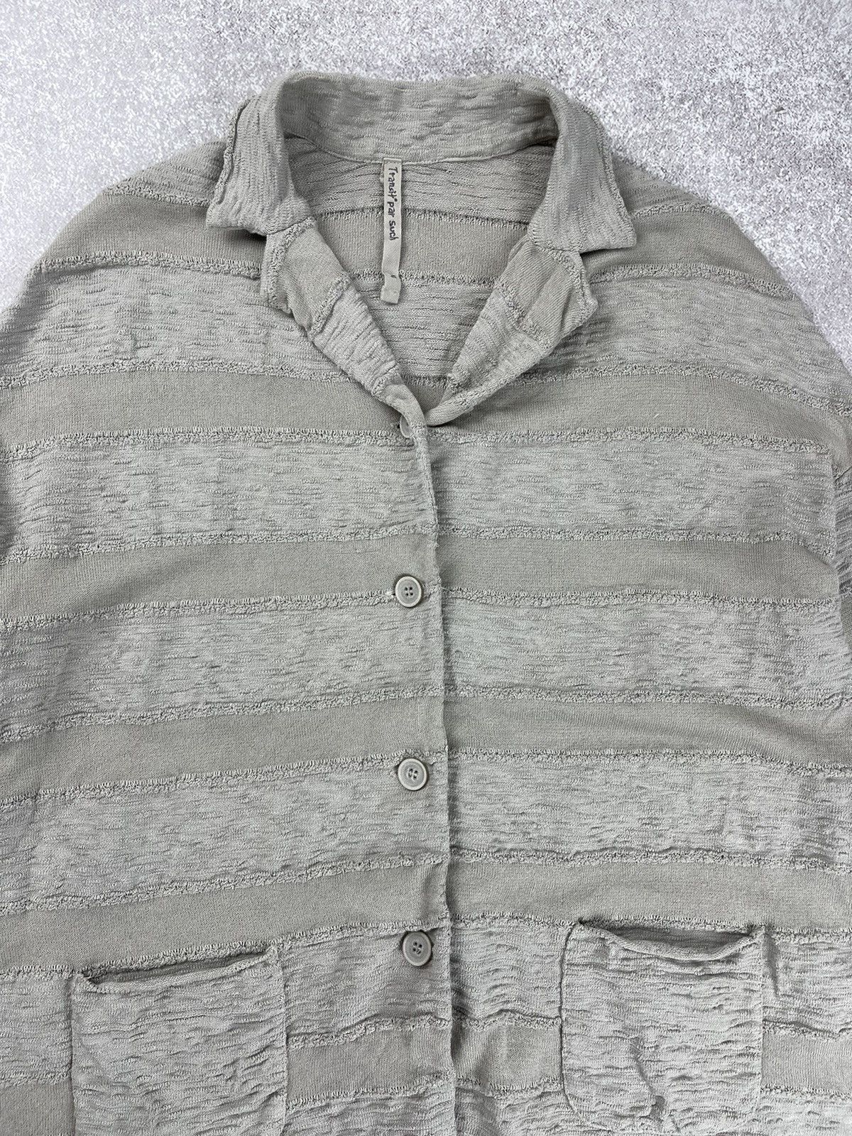 Transit × Transit Uomo × Vintage Avant Garde Transit Par Such Knit Sweater Cardigan Size 2 Size M / US 6-8 / IT 42-44 - 6 Thumbnail