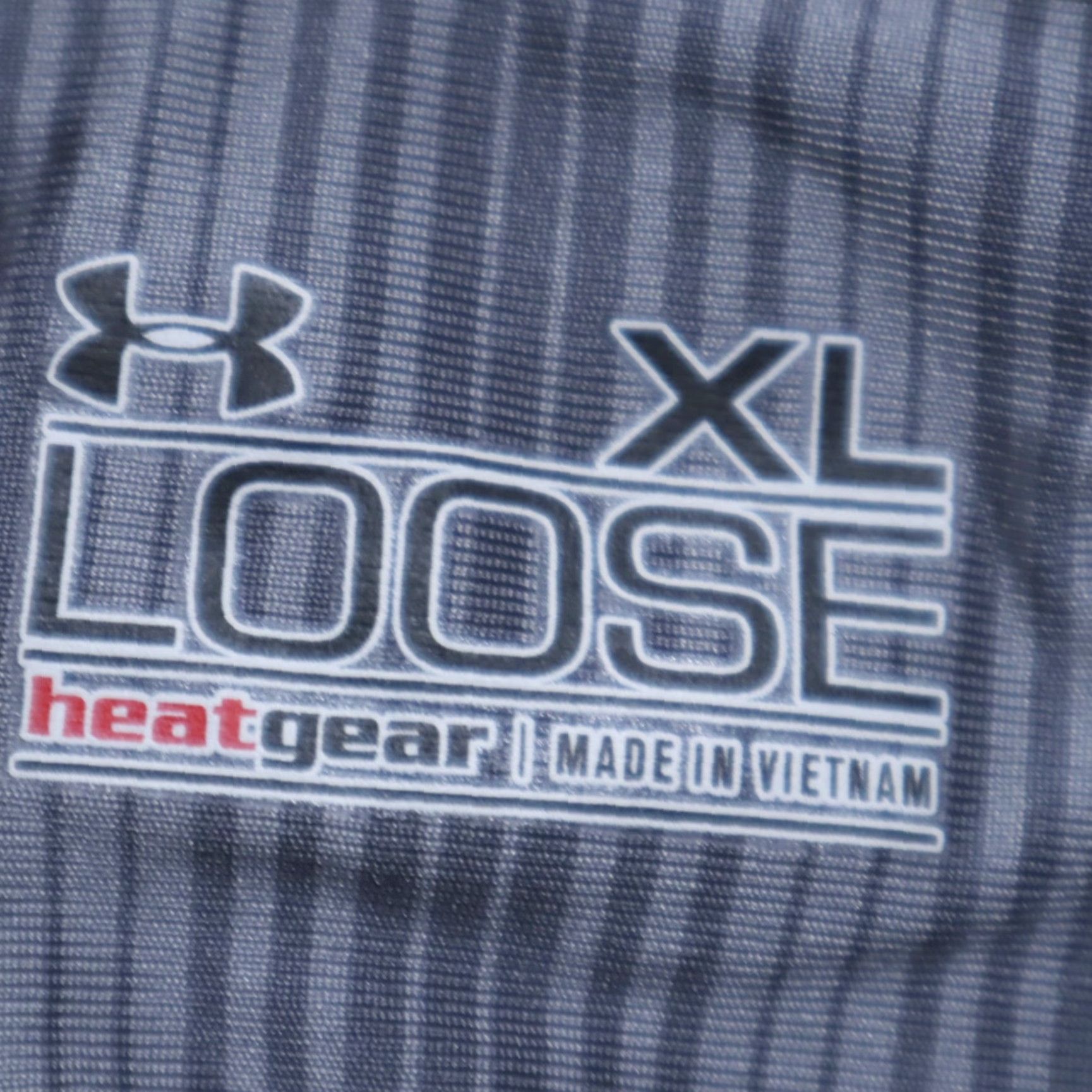 Under Armour Under Armour Heat Gear Loose Stretch Polyester Striped Polo Shirt Gray Men's XL Size US XL / EU 56 / 4 - 5 Thumbnail