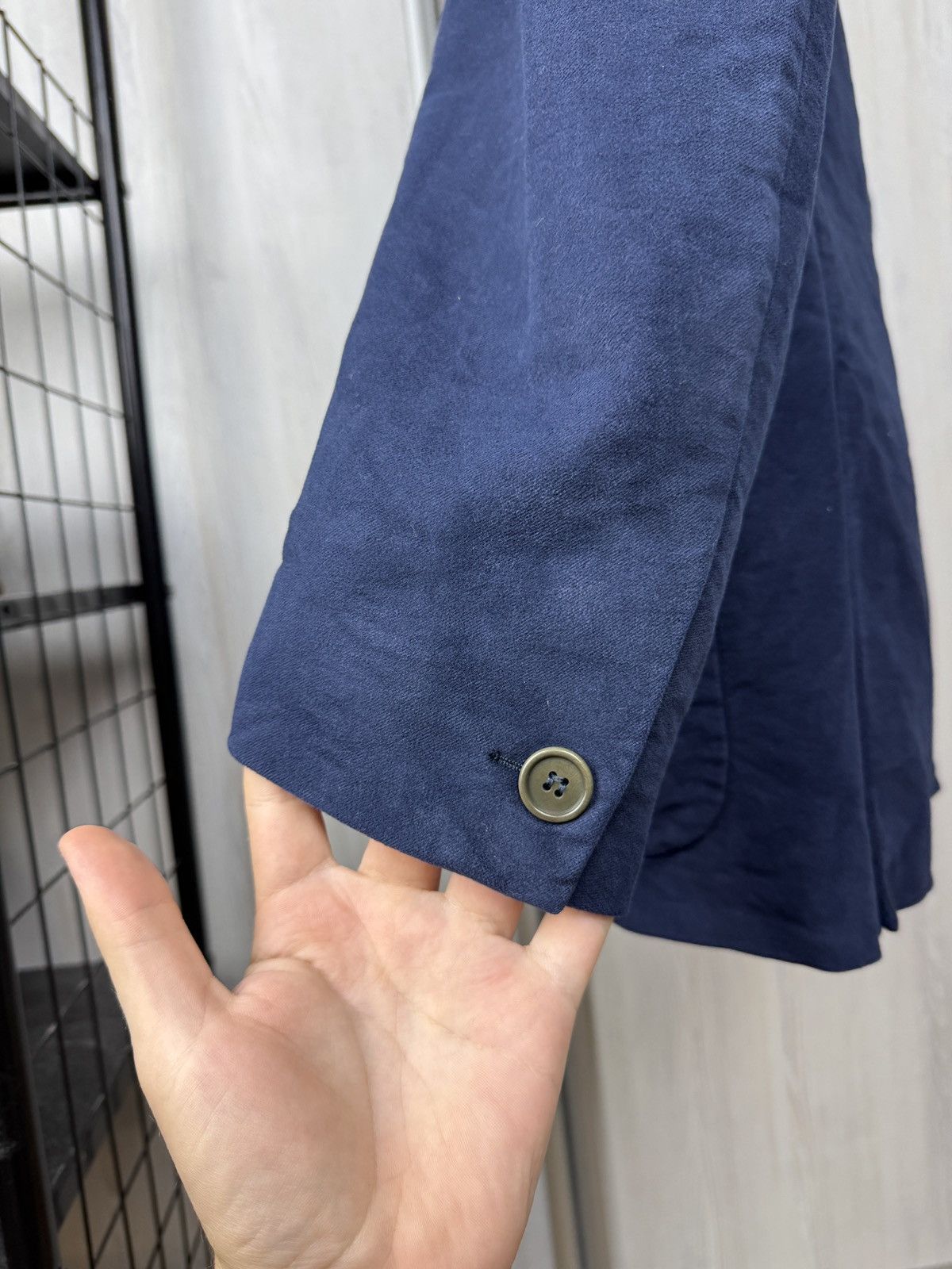 Romeo Gigli Romeo Gigli 3 pieces faded blue velour cotton suit size 50 Size 40R - 14 Thumbnail