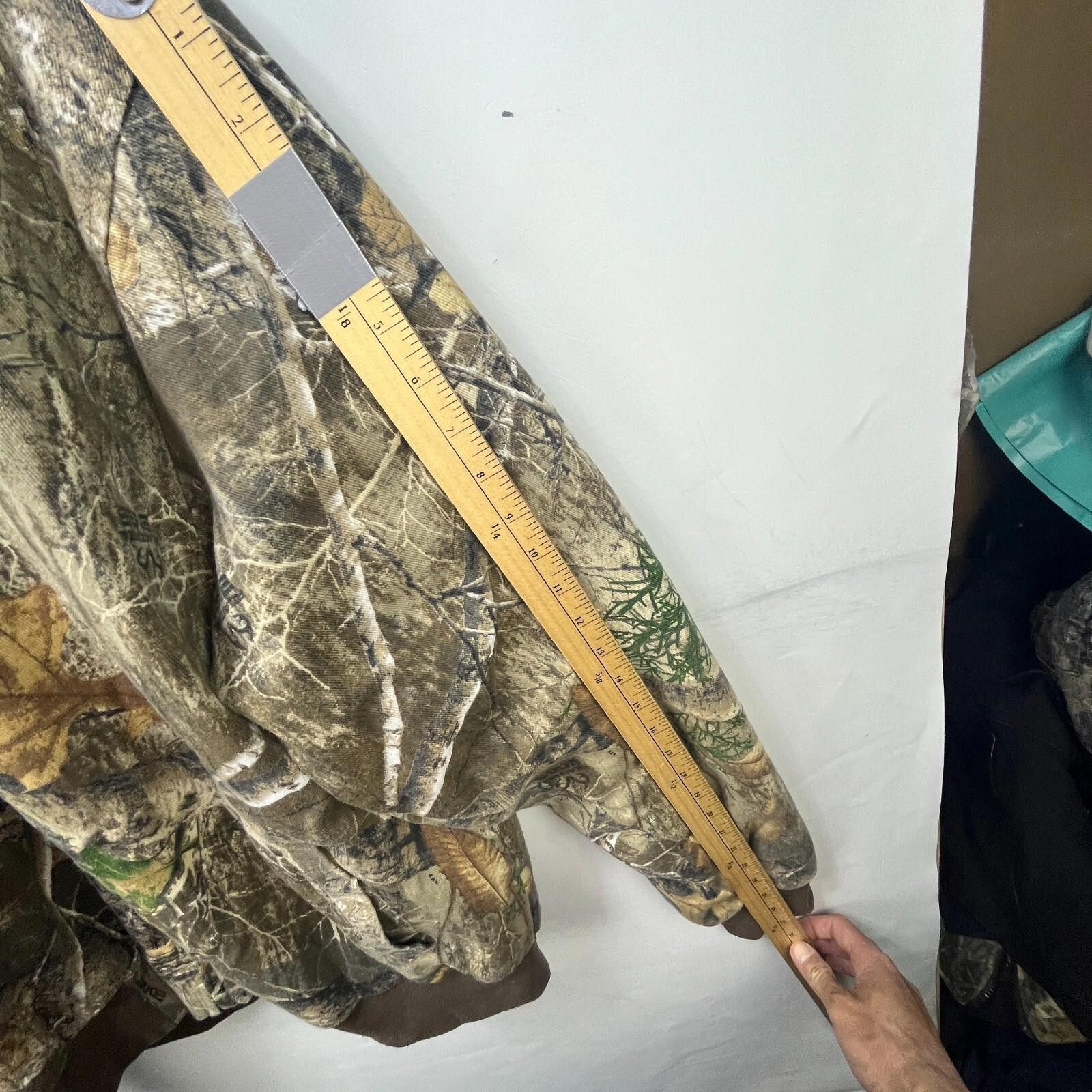 Realtree Vintage Realtree Camo Y2K Quilted Hooded Zip-Up Jacket 2XL Size ONE SIZE - 10 Thumbnail