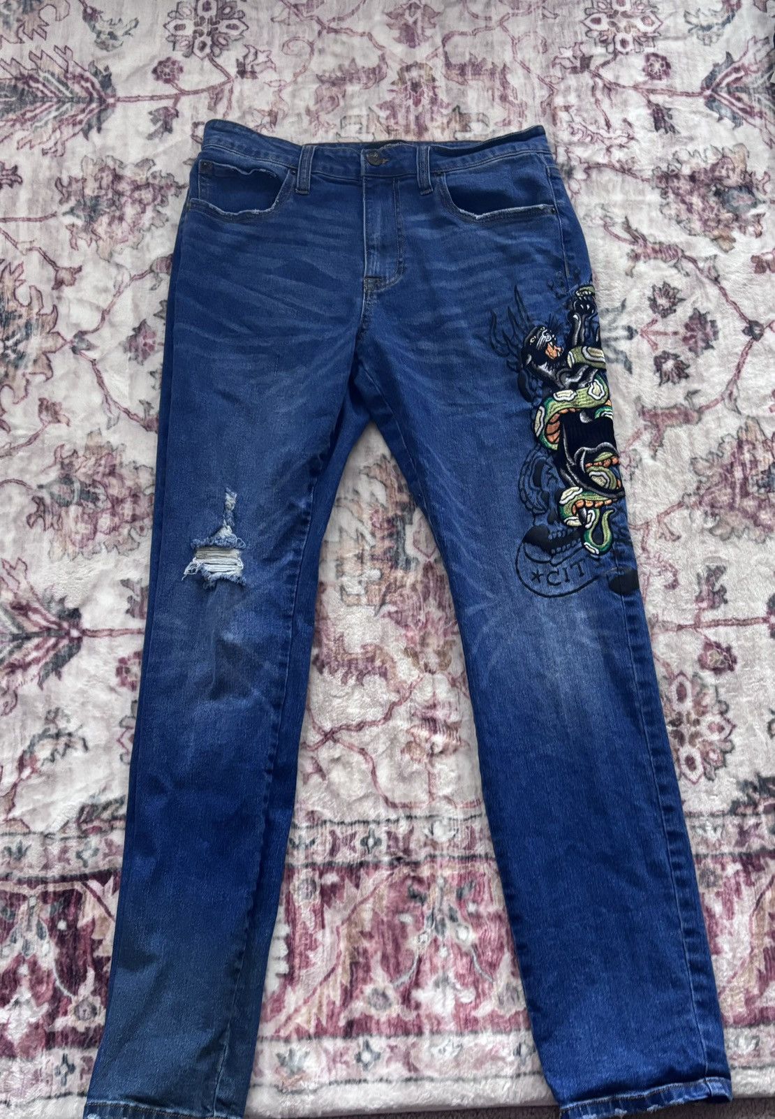 Ed Hardy Rare Vintage Ed Hardy Pants – Size 32 Size US 32 / EU 48 - 2 Thumbnail