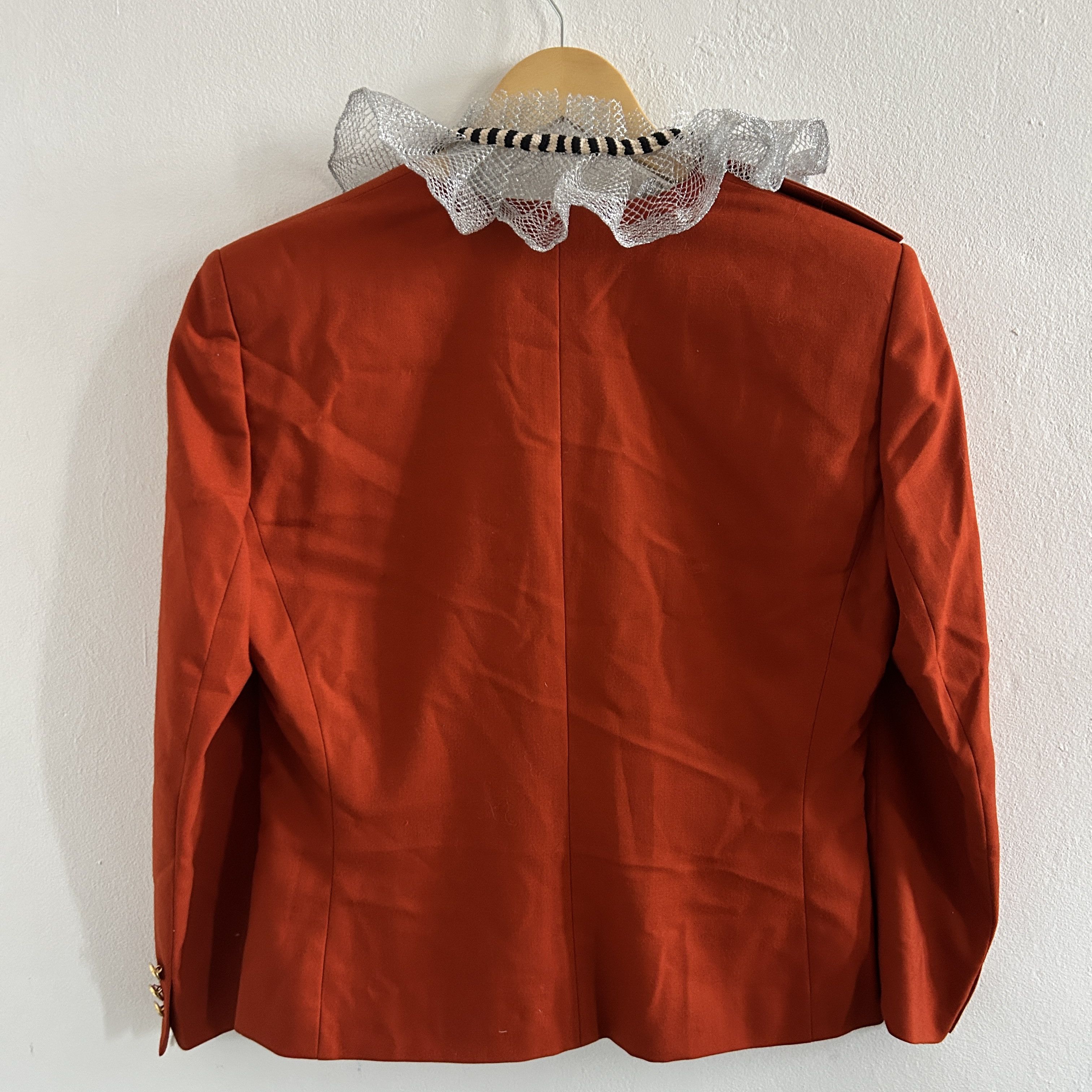 Custommade Hand Painted Joan of Arc Wool Blazer Size M / US 6-8 / IT 42-44 - 15 Thumbnail