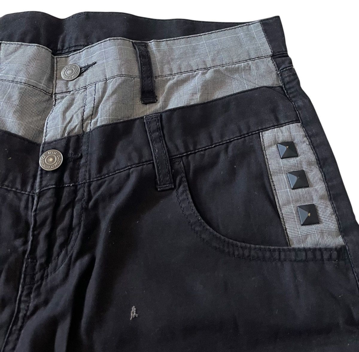 PPFM Vintage ppfm moto inspired tactical double waist cargo pants Size US 31 - 3 Thumbnail